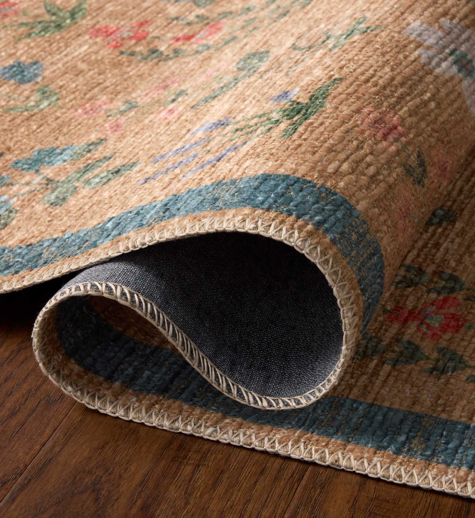 Edinburgh Campbell Power Loomed Rug - Wheat - Image 4