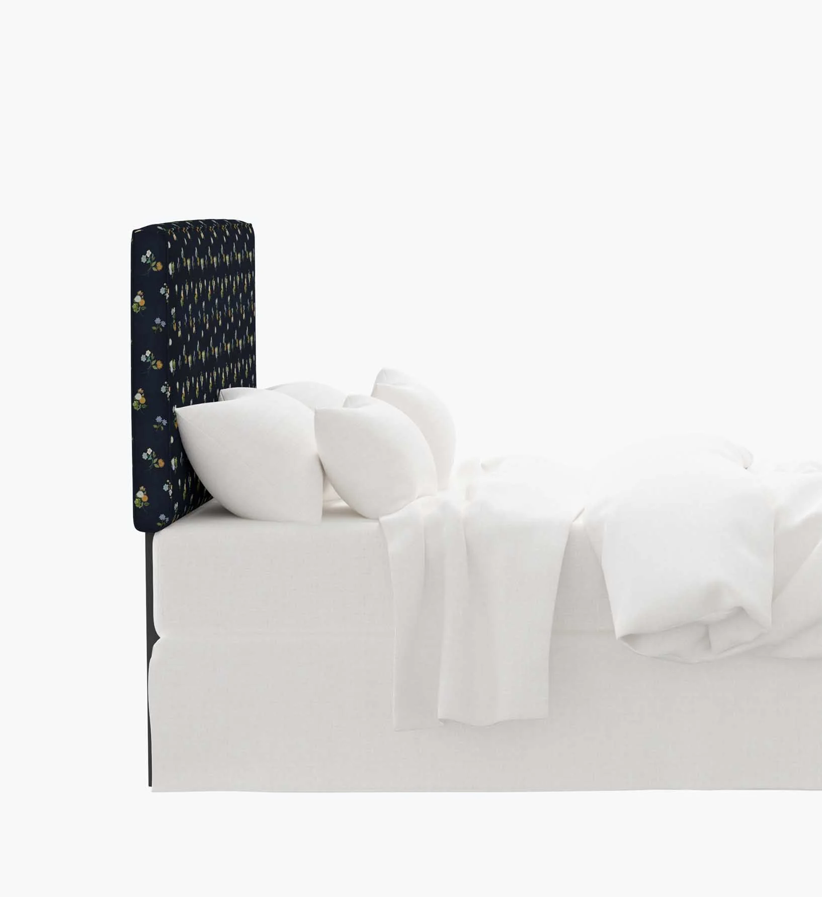 Elly Headboard - Ditsy Dahlia Navy - Image 4