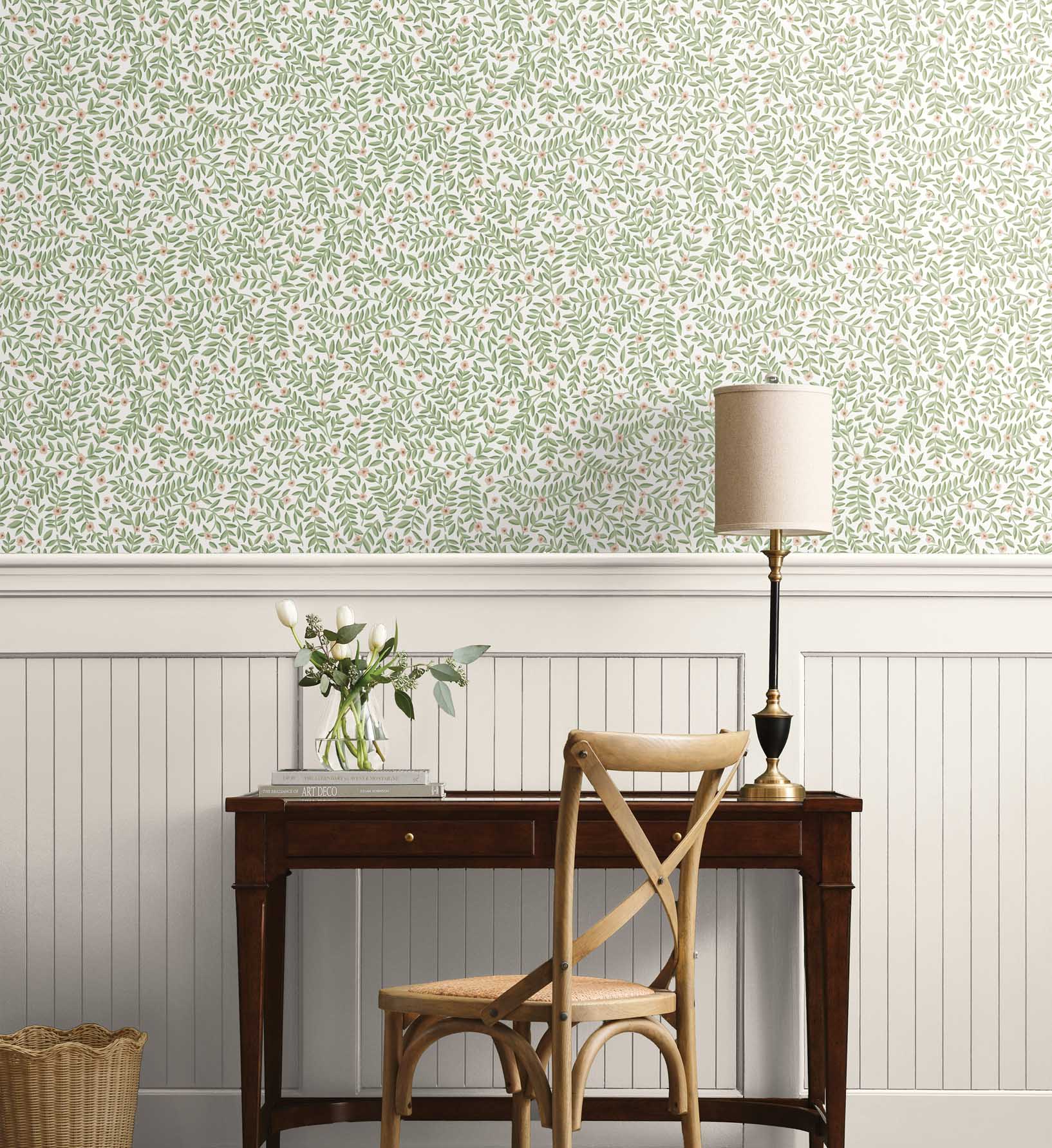 Elodie Peel & Stick Wallpaper - Cream - Image 2