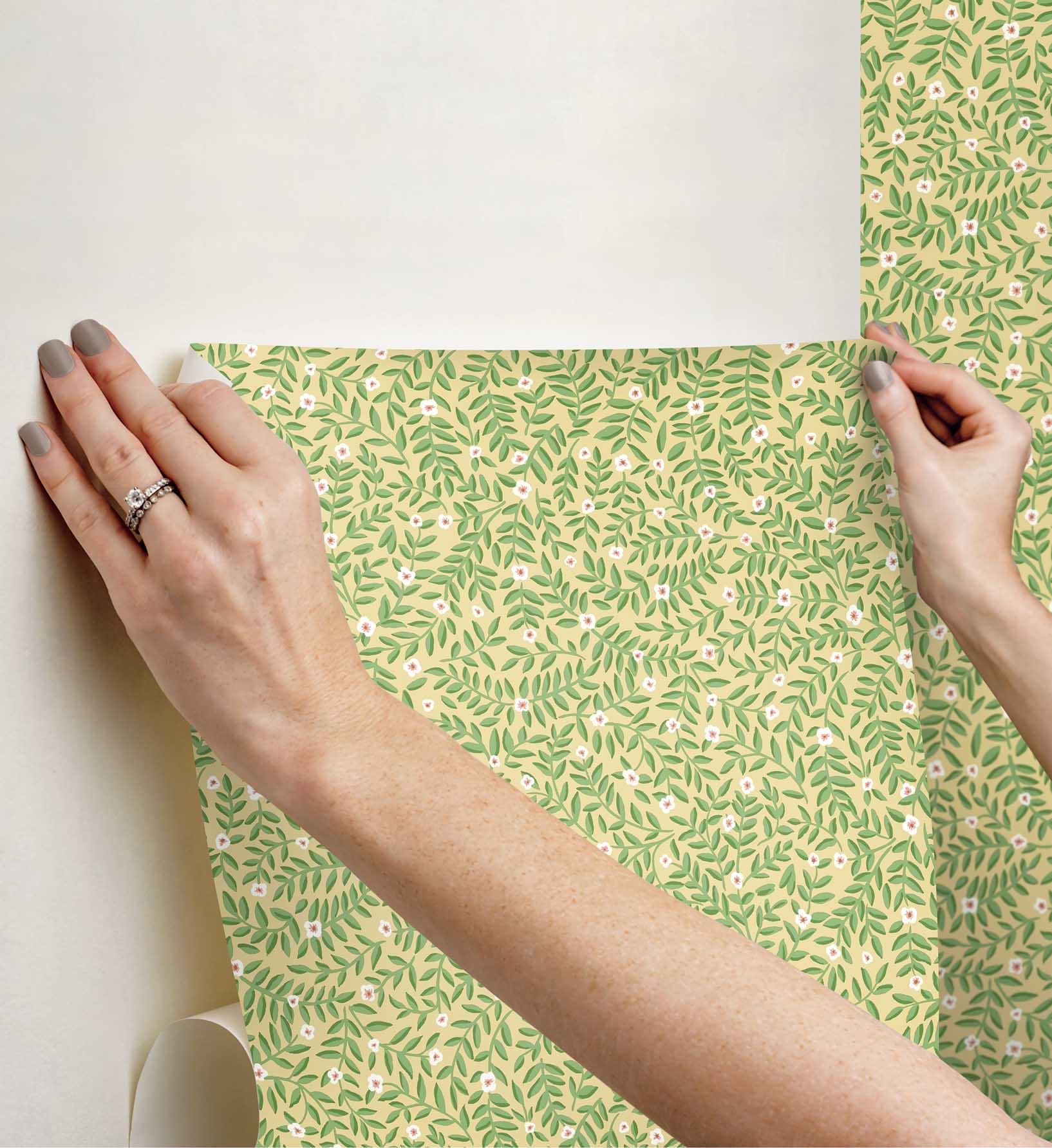 Elodie Peel & Stick Wallpaper - Gold - Image 3