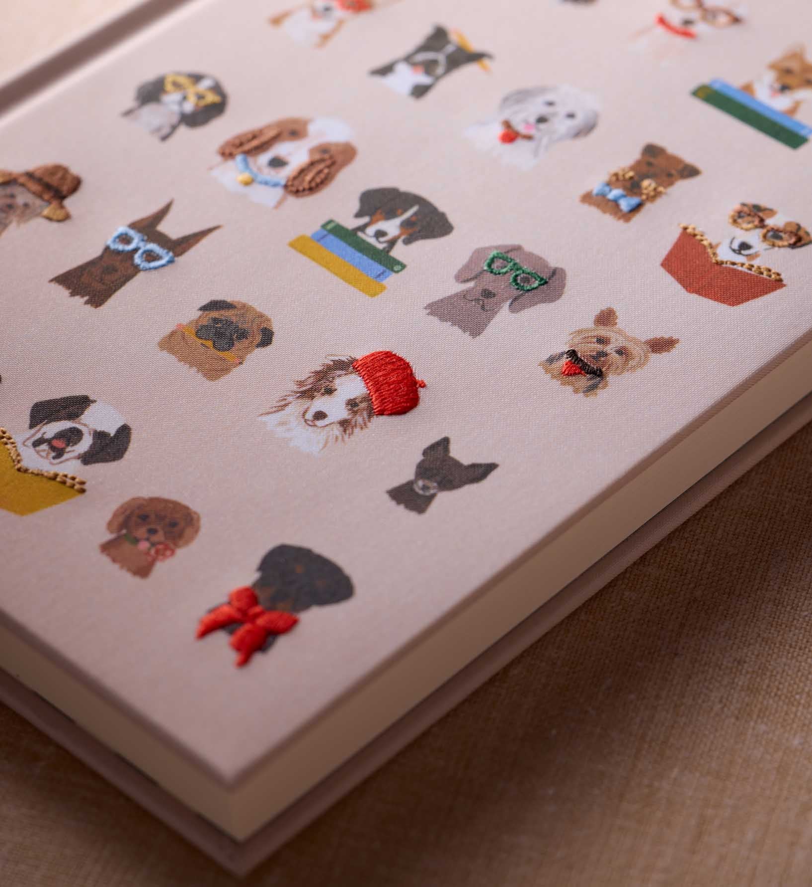Embroidered Journal - Studious Dogs - Image 2