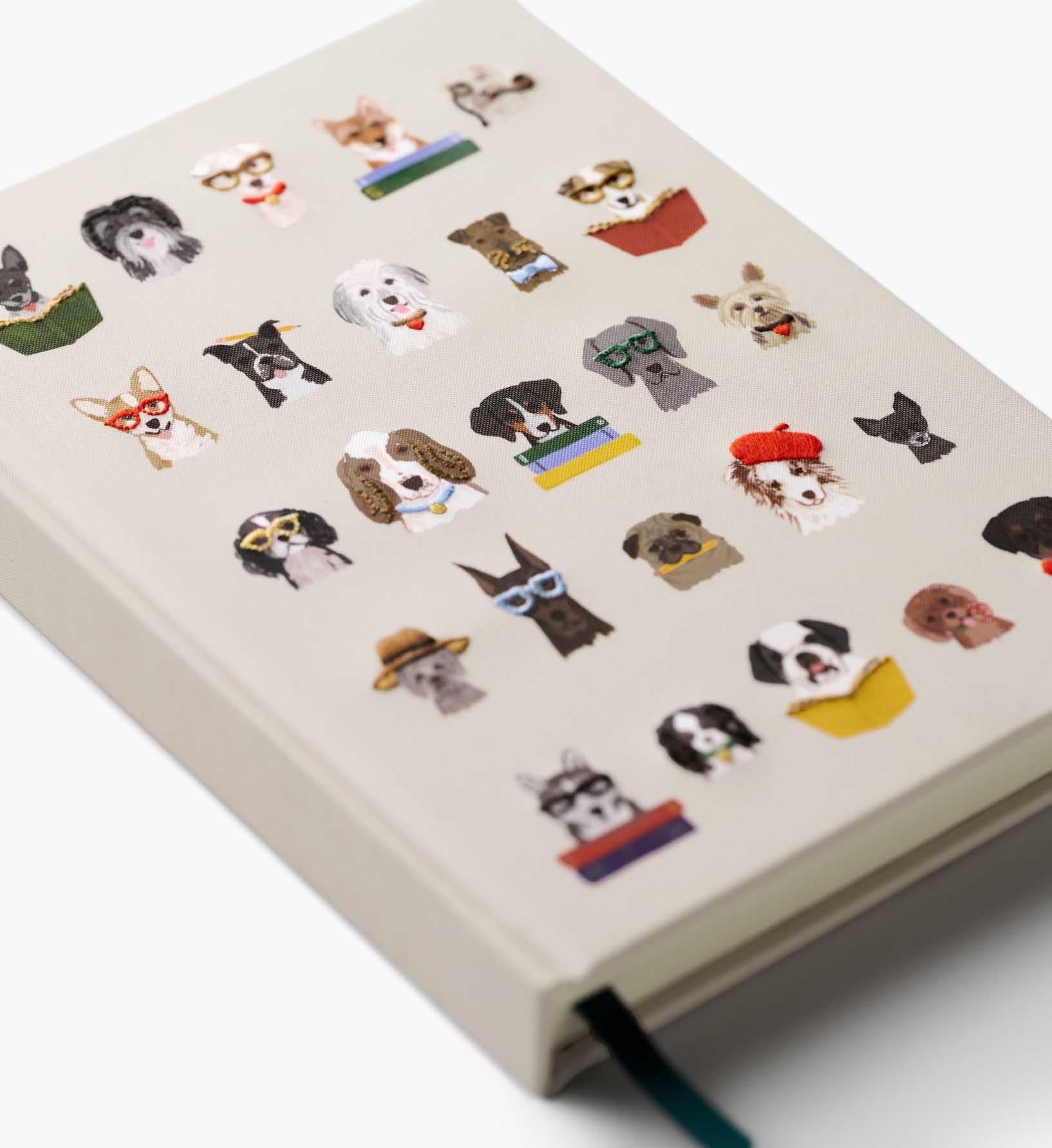 Embroidered Journal - Studious Dogs - Image 4