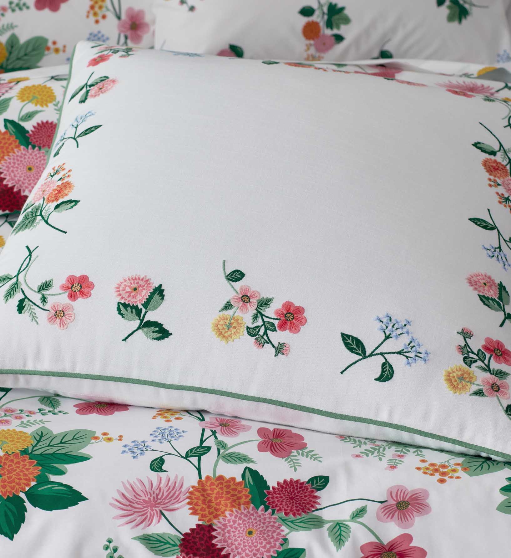 Embroidered Pillow Cover - Dahlia - Image 2