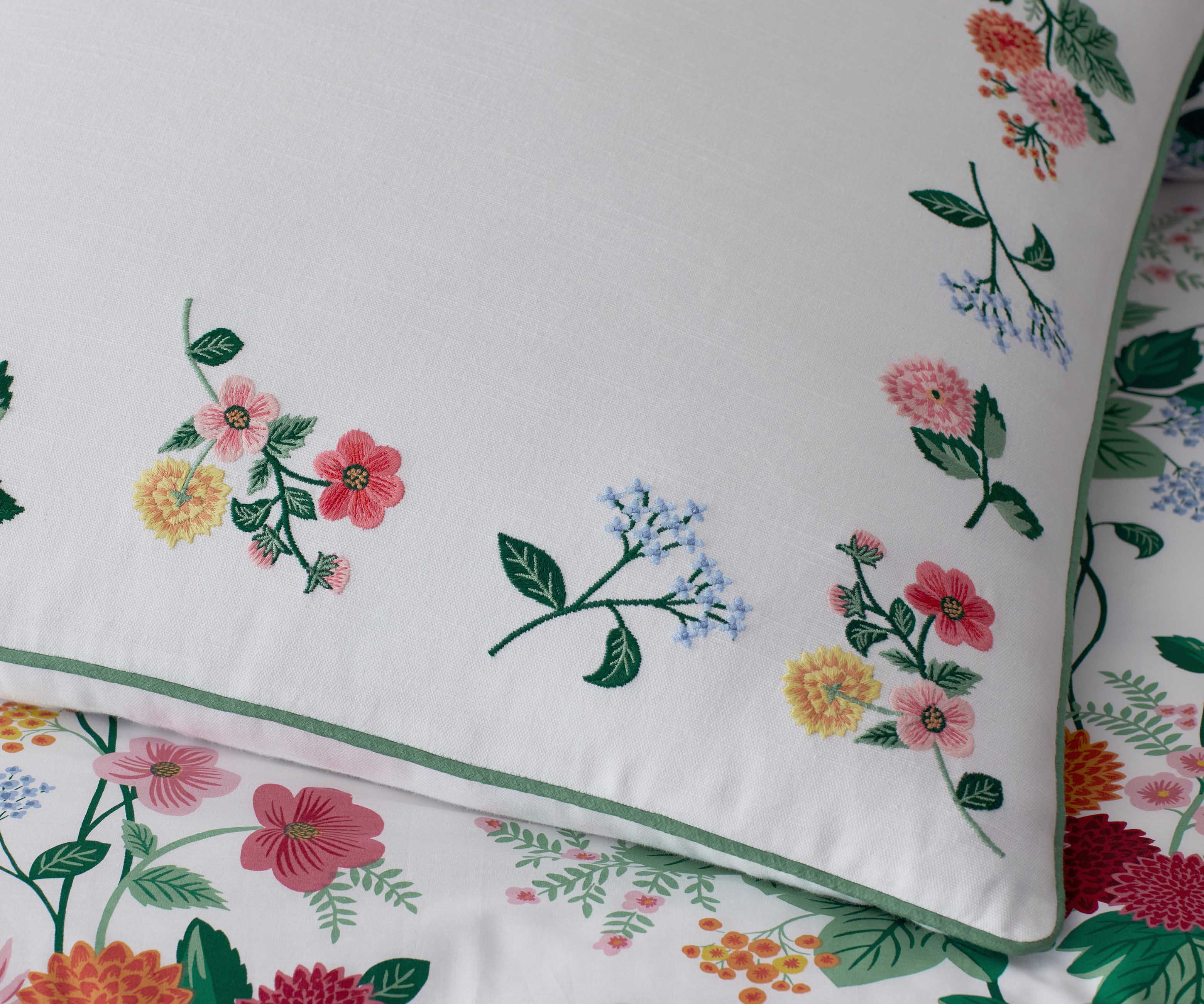Embroidered Pillow Cover - Dahlia - Image 4