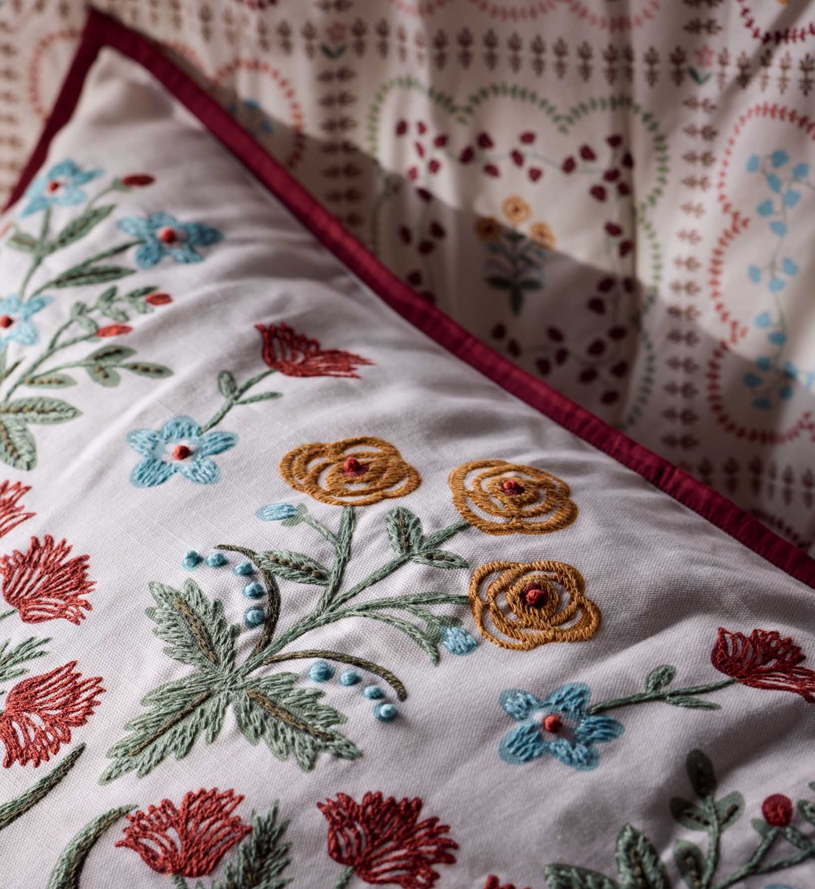 Embroidered Pillow Cover - Lottie - Image 3