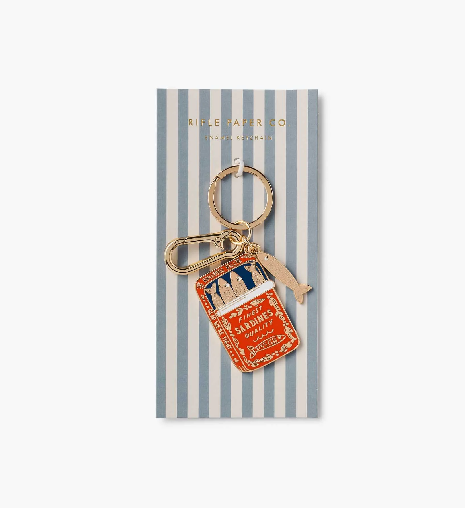 Enamel Keychain - Sardines - Image 2