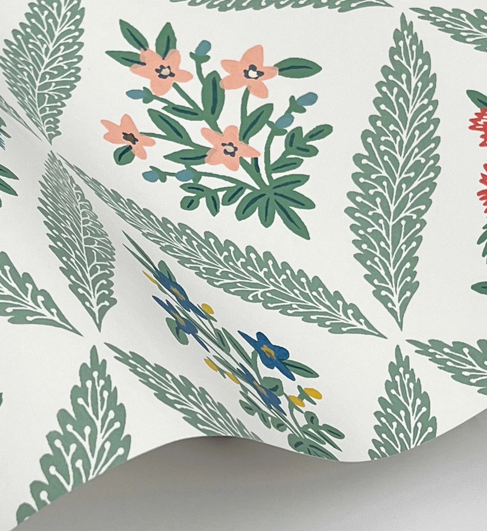 Estee Garden Wallpaper - Sage Multi - Image 4