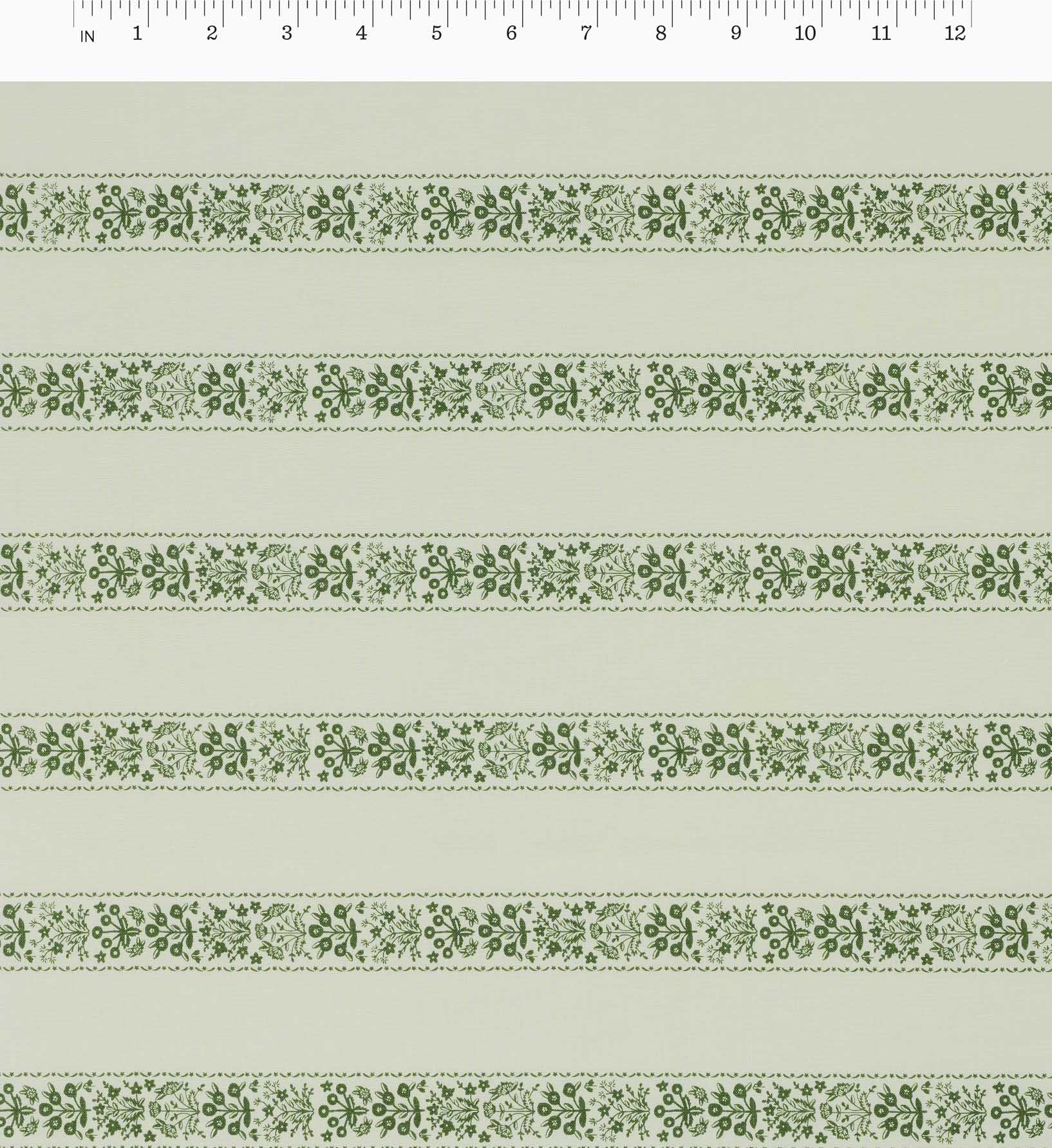 Estee Stripe Cotton Fabric - Cream - Image 3