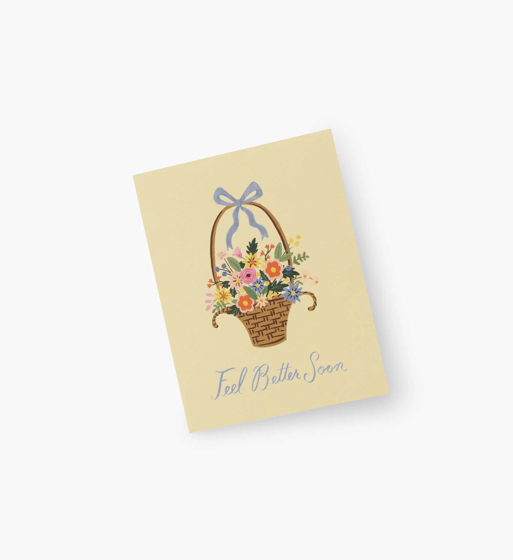 Feel Better Basket Sympathy Card - Single Card - Image 2