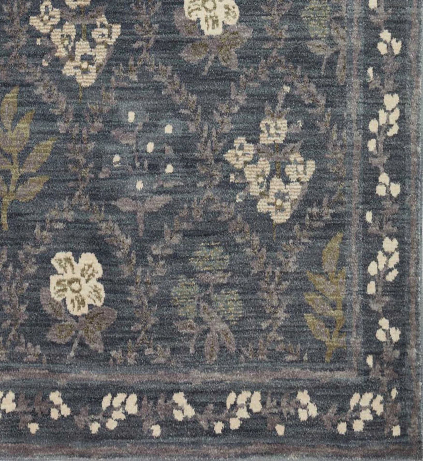 Fiore Hawthorne Power Loomed Rug - Navy - Image 2