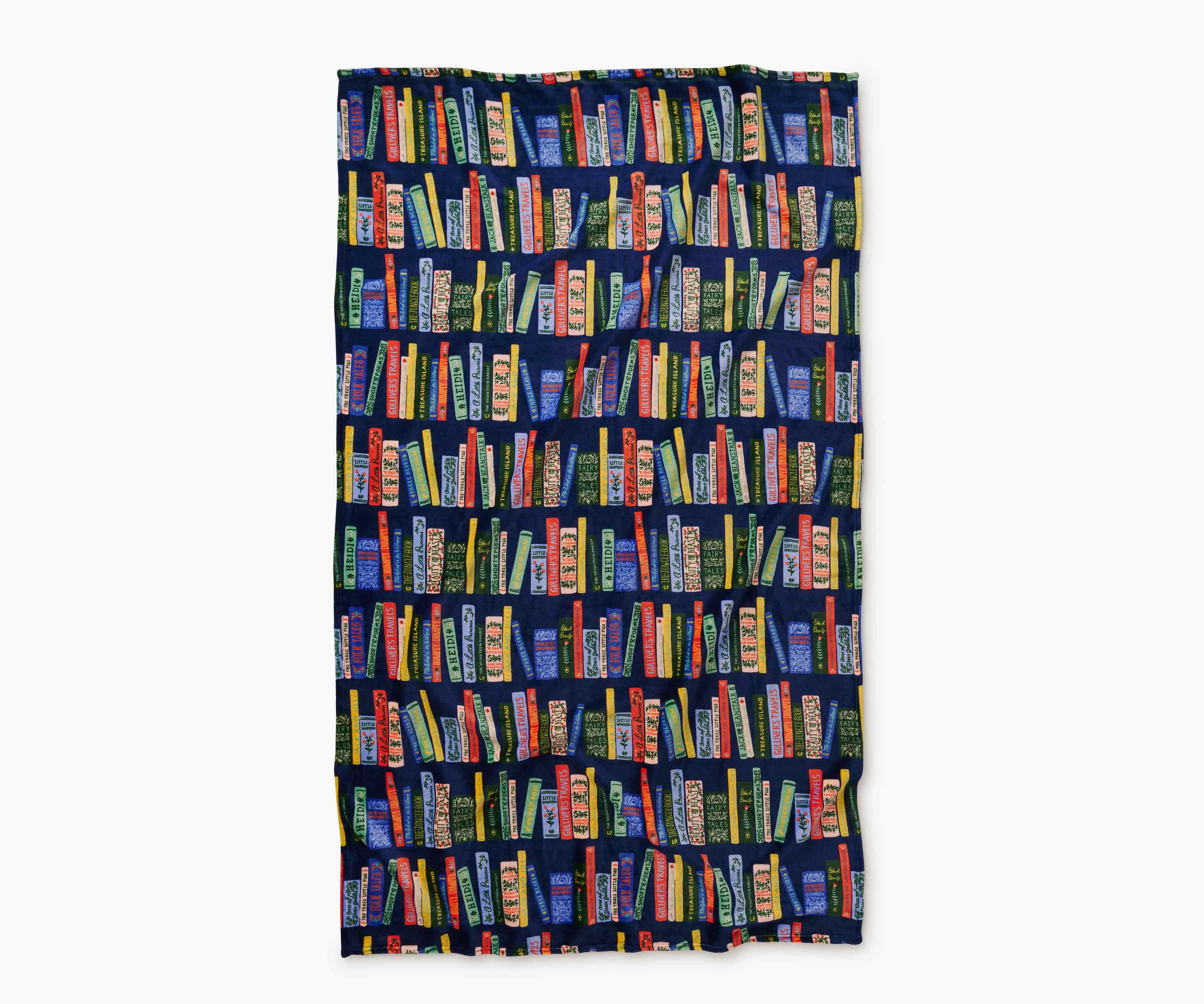Fleece Blanket - Bookshelf - Image 3
