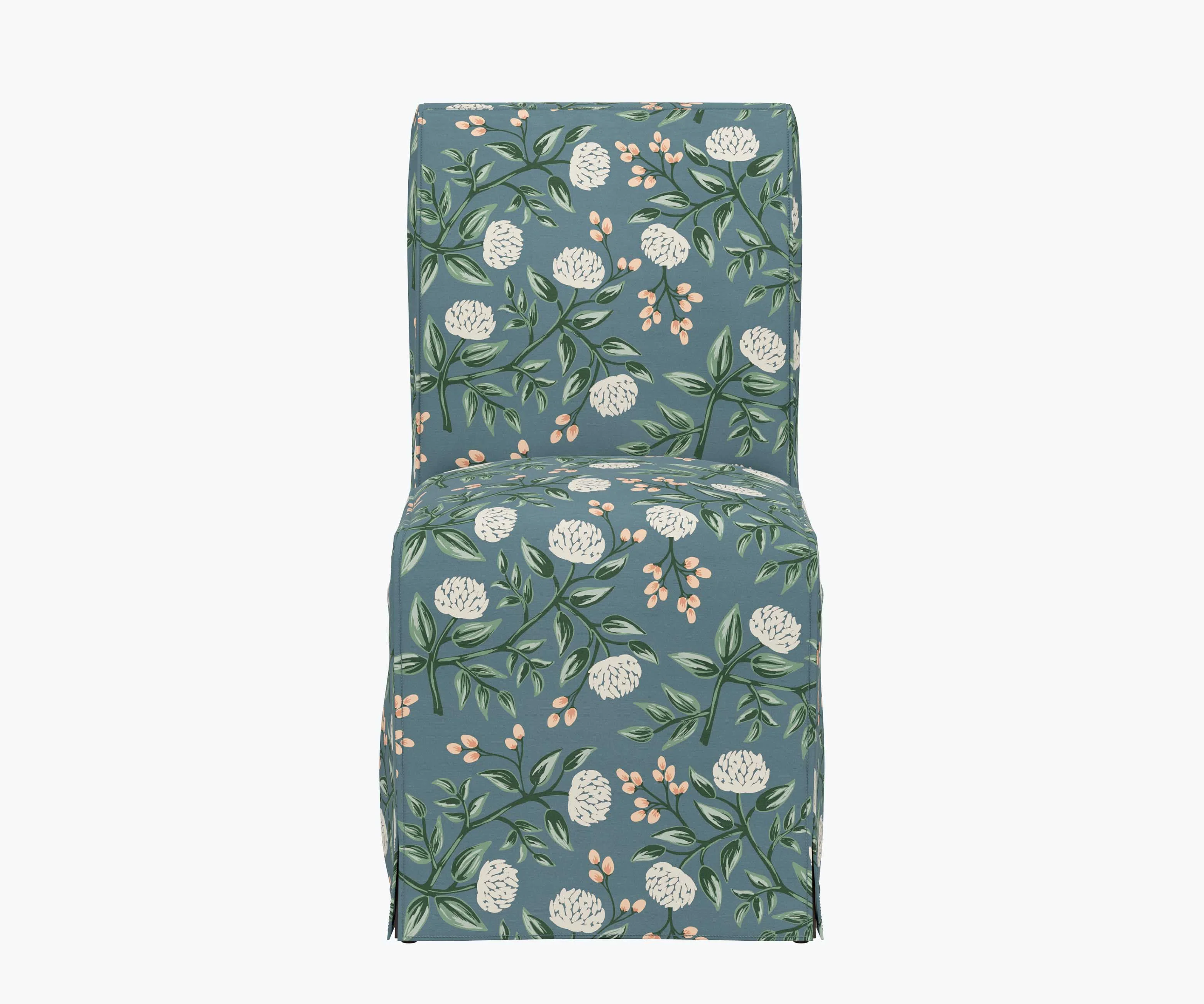 Frances Slipcover Dining Chair - Peonies - Image 3