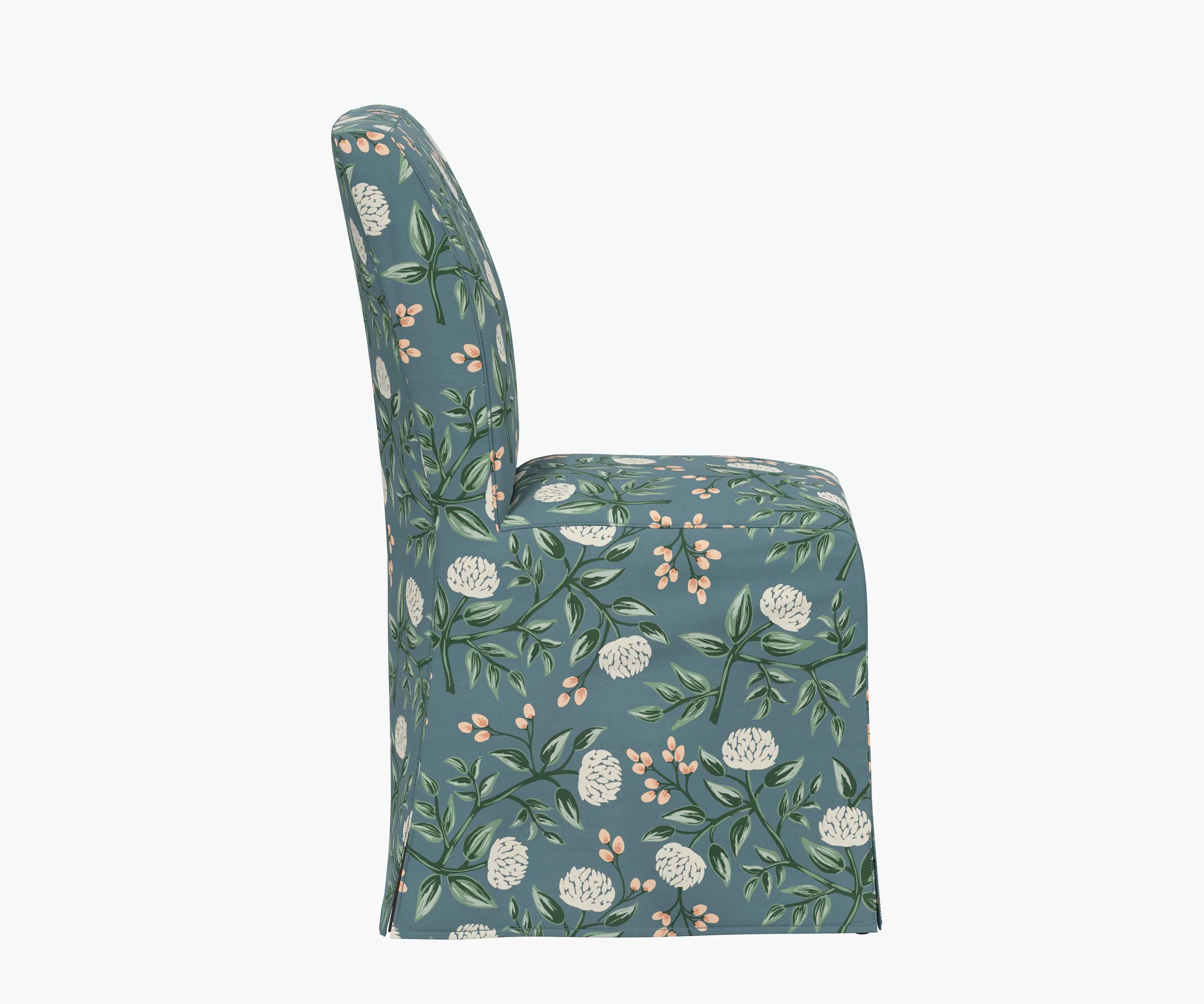 Frances Slipcover Dining Chair - Peonies - Image 4