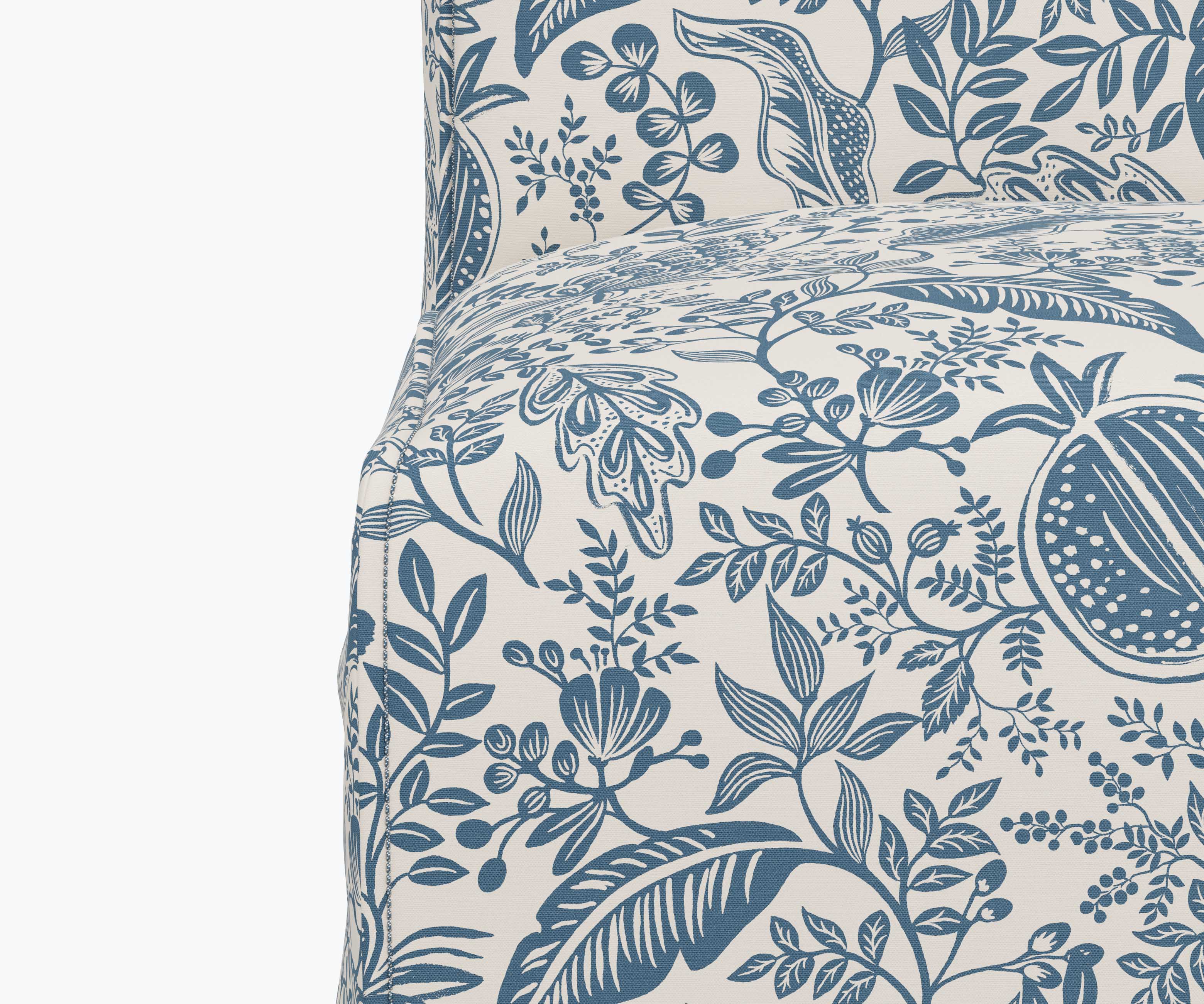 Frances Slipcover Dining Chair - Pomegranate - Image 2