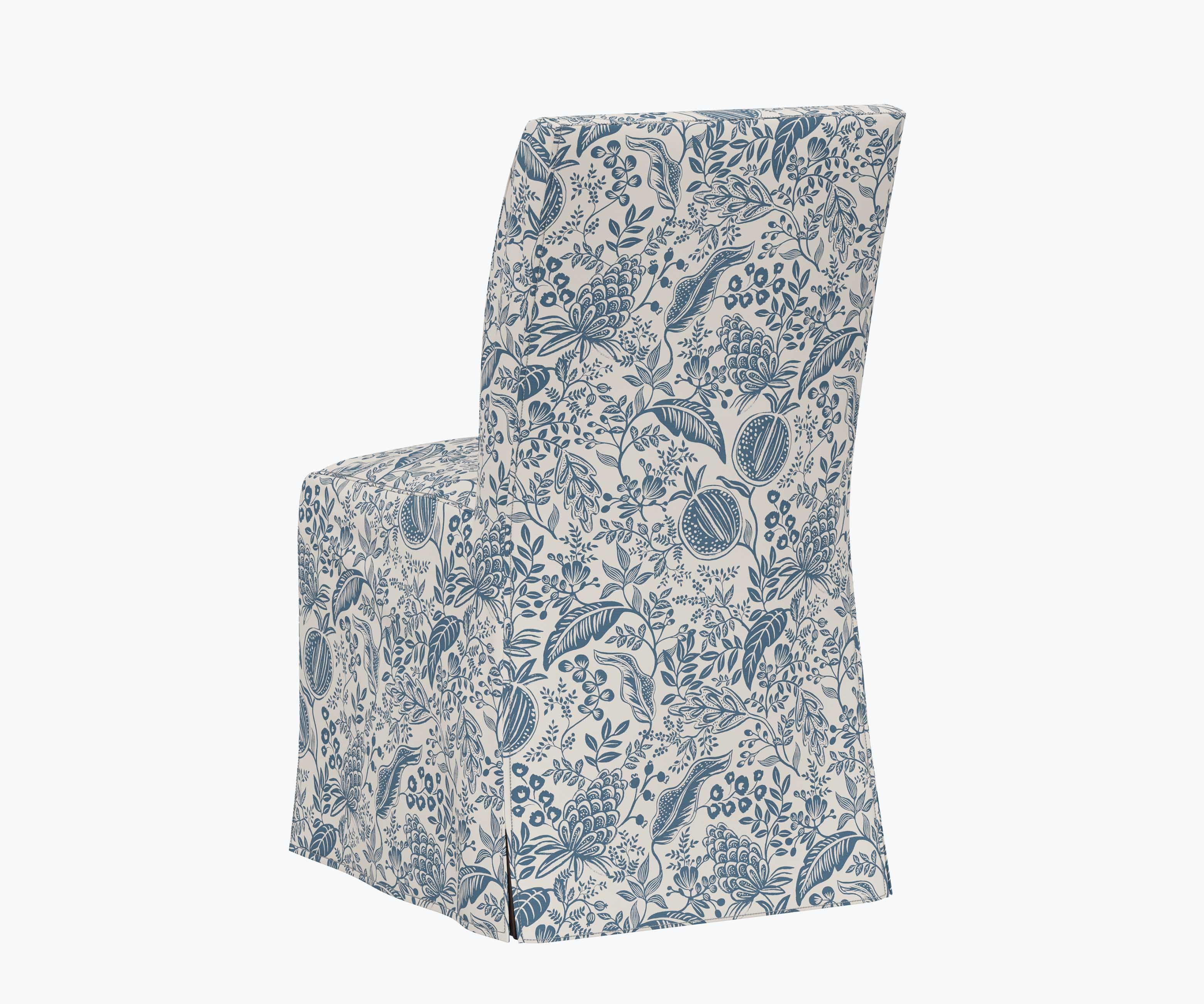 Frances Slipcover Dining Chair - Pomegranate - Image 5
