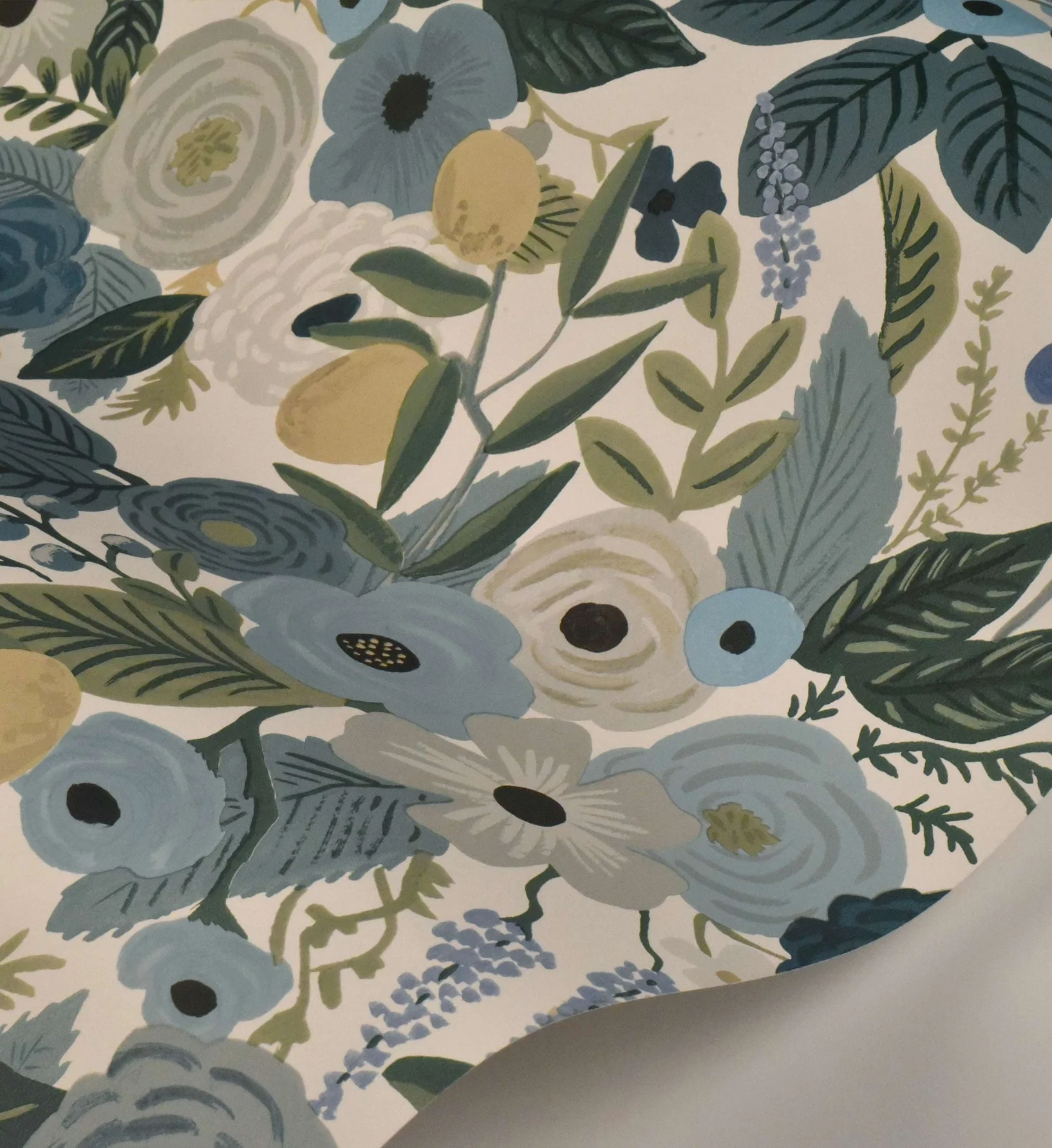 Garden Party Wallpaper - Indigo Multi - Image 3