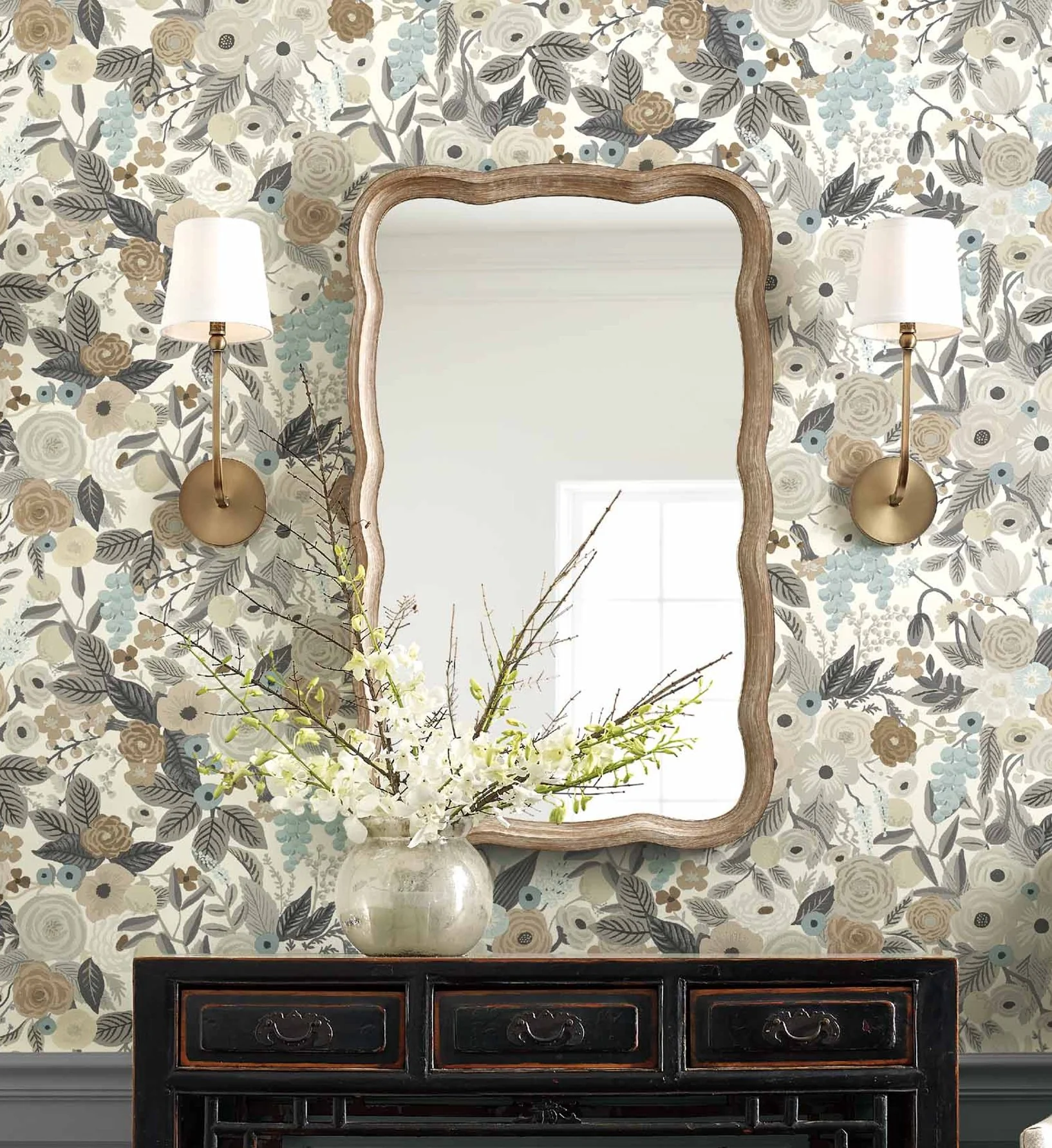 Garden Party Wallpaper - Linen Multi - Image 2