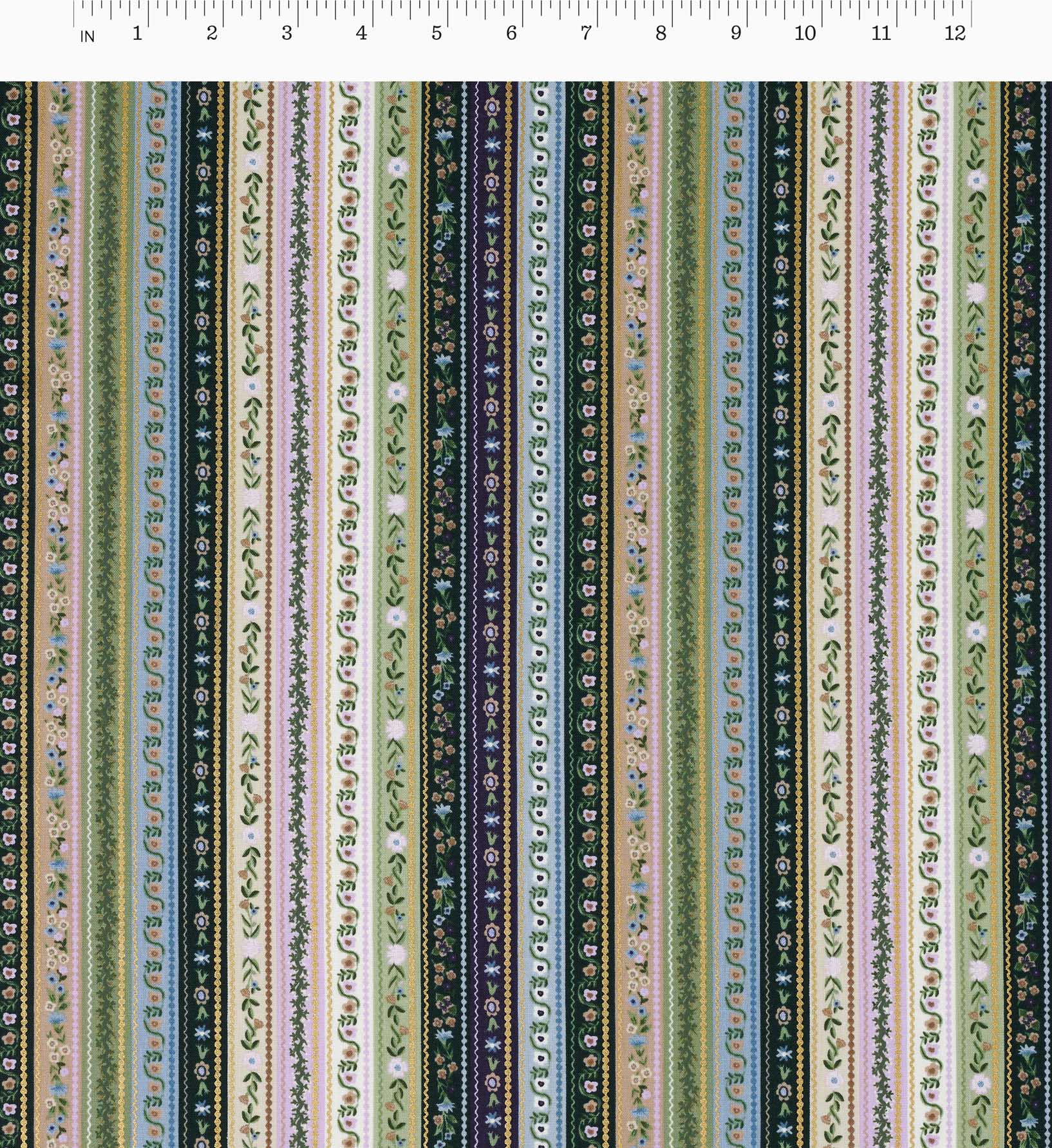 Gemma Cotton Metallic Fabric - Cool - Image 3