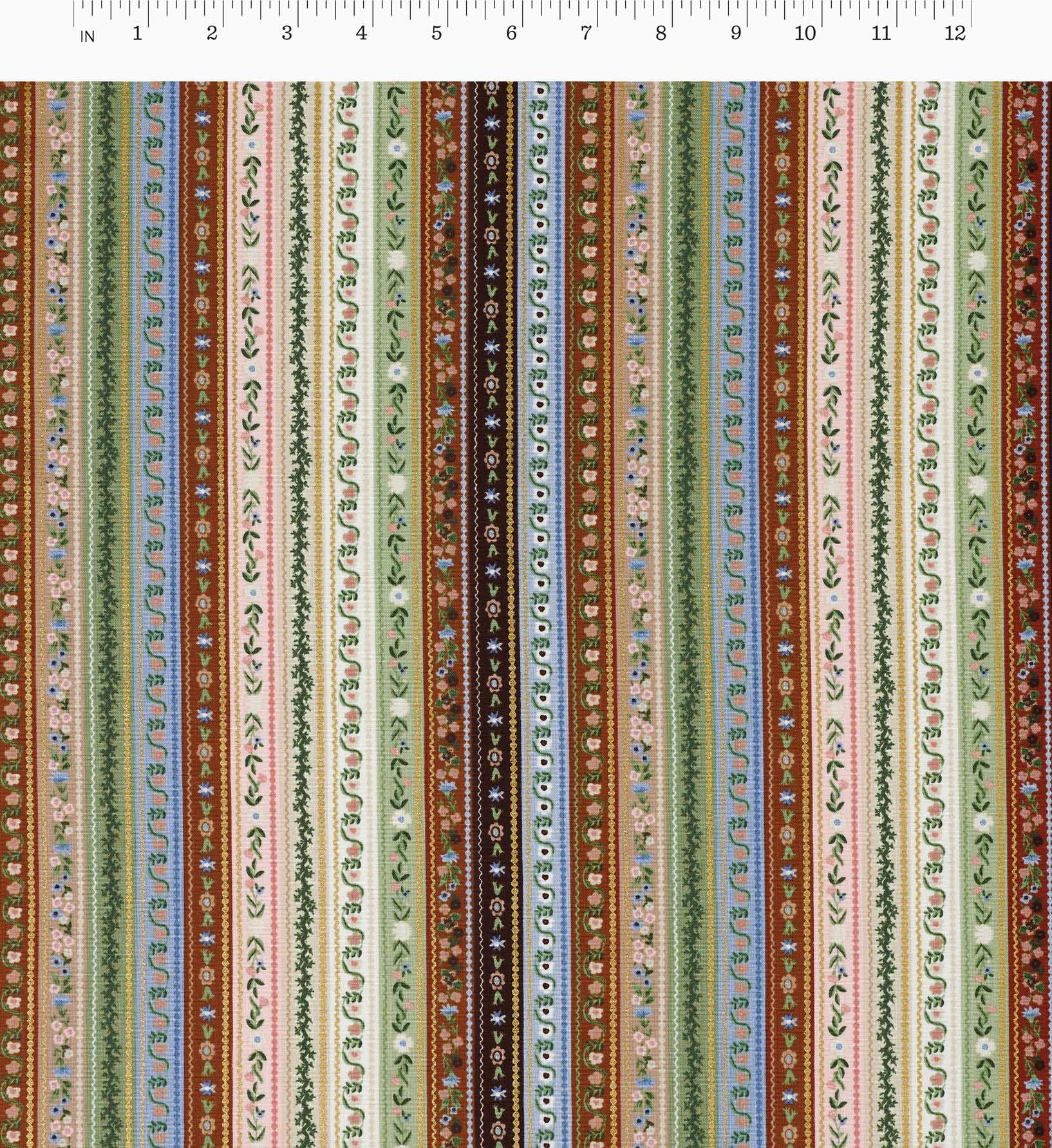 Gemma Cotton Metallic Fabric - Multi II - Image 3
