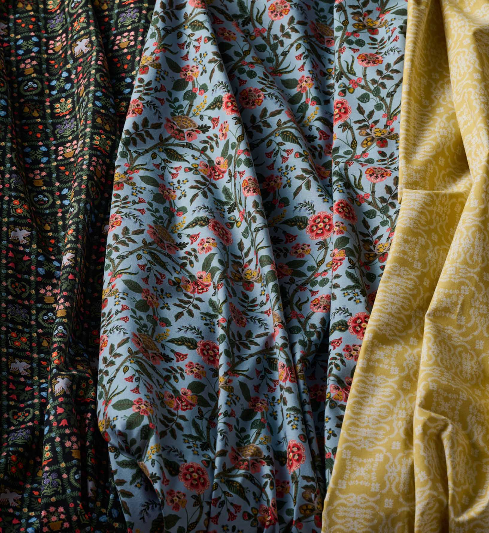 Gracie Cotton Fabric - Slate - Image 2
