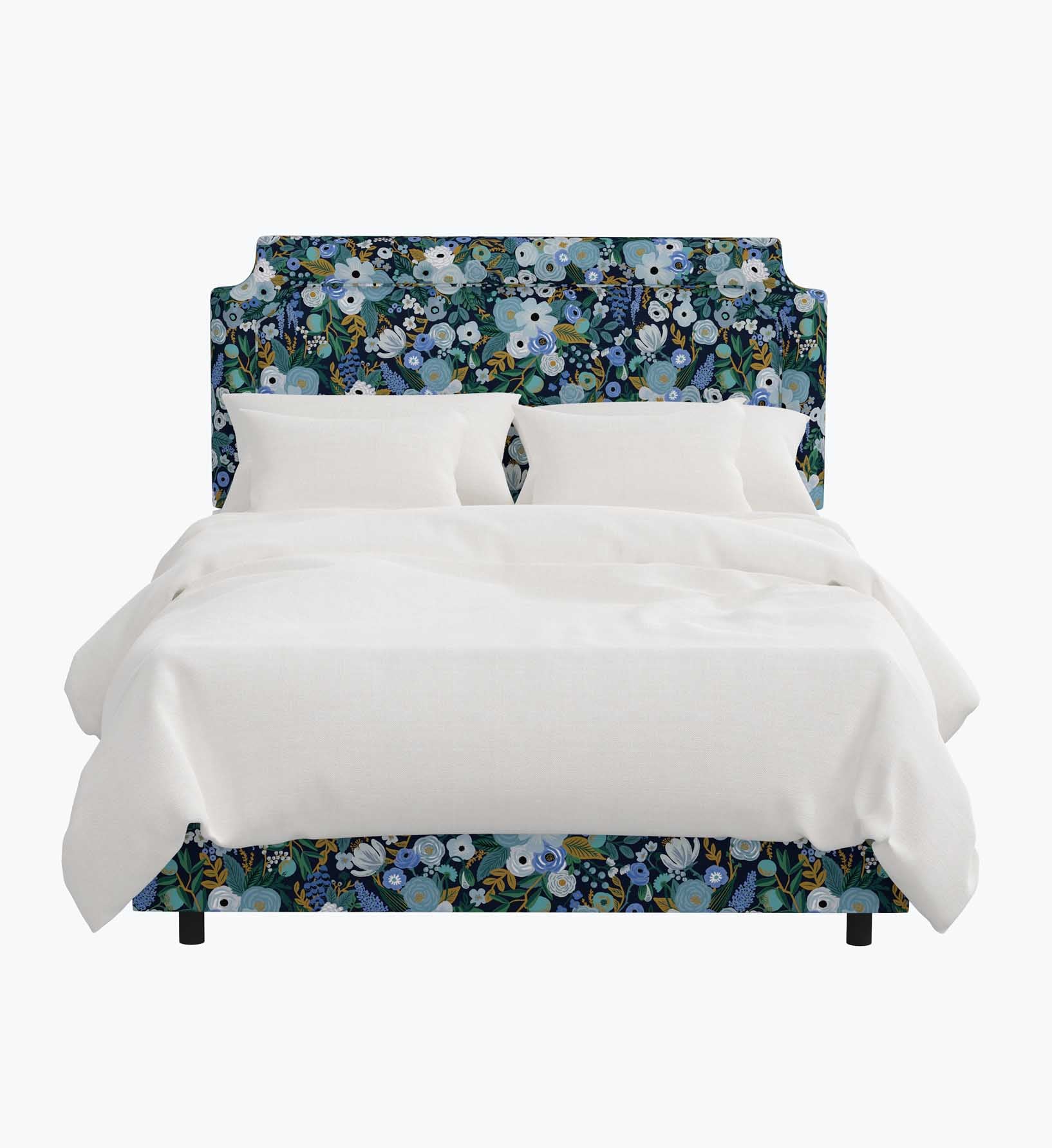Hampton Bed - Garden Party Blue - Image 2