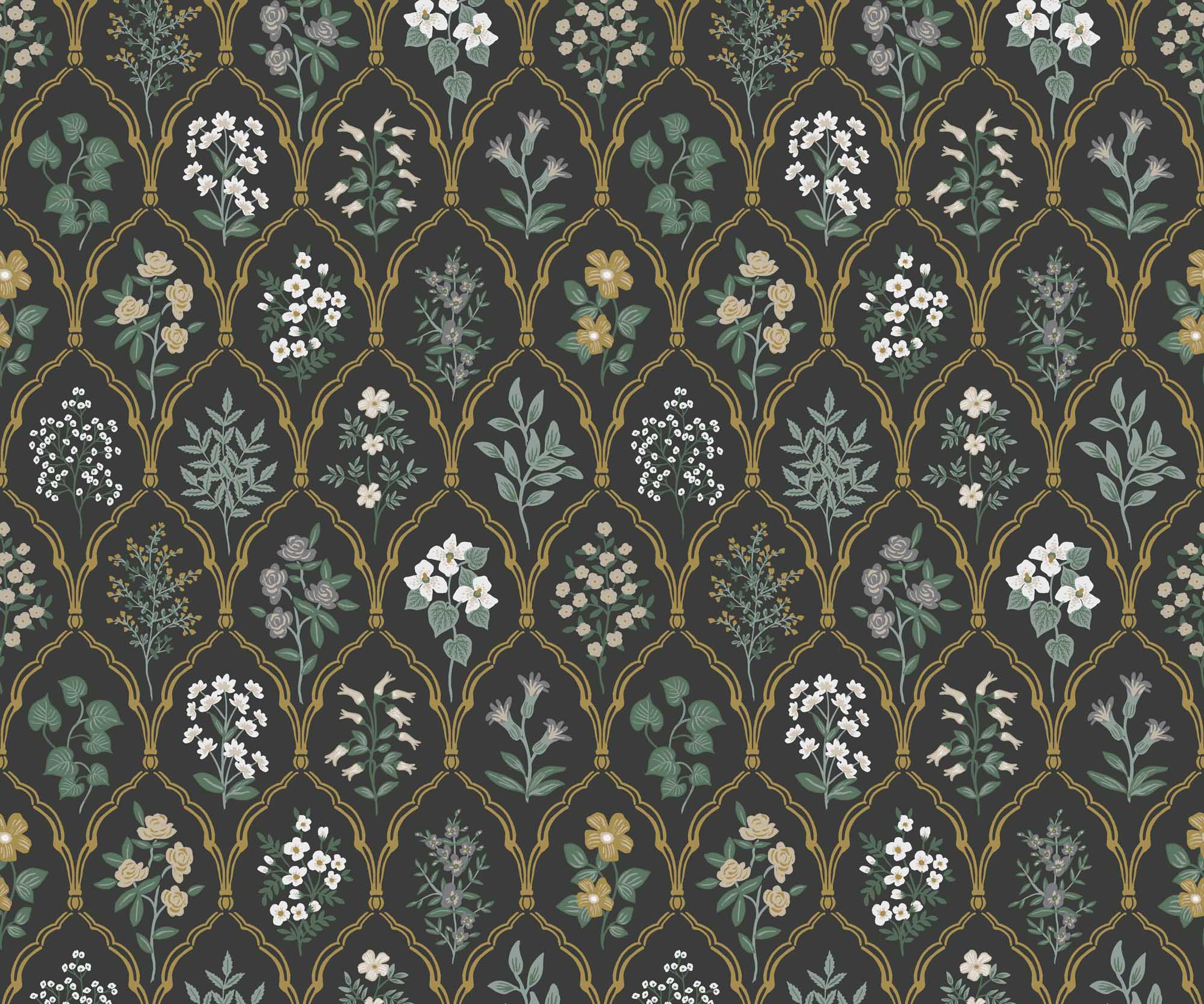 Hawthorne Wallpaper - Black Linen - Image 3