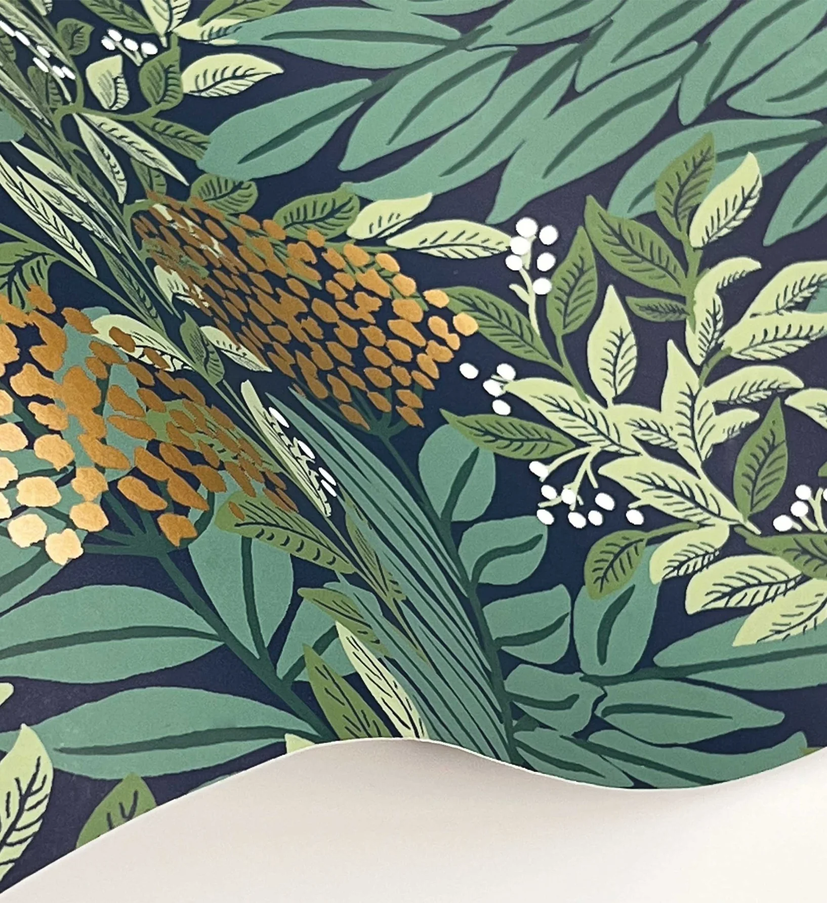 Highgrove Wallpaper - Navy - Image 3