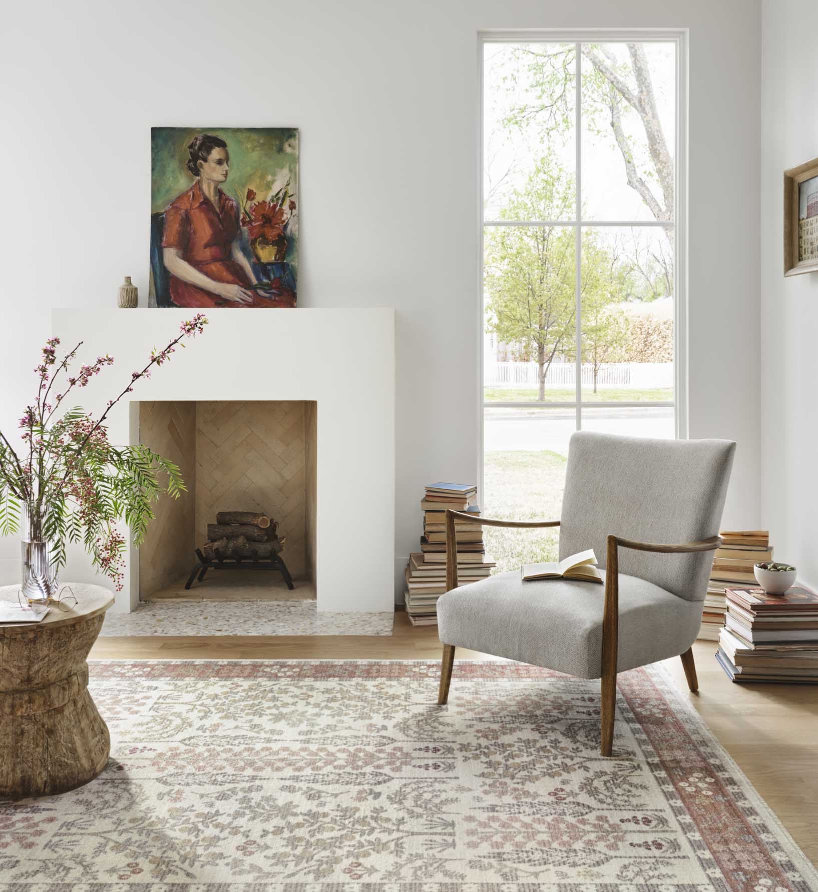 Holland Fenna Power-Loomed Rug - Rust - Image 2