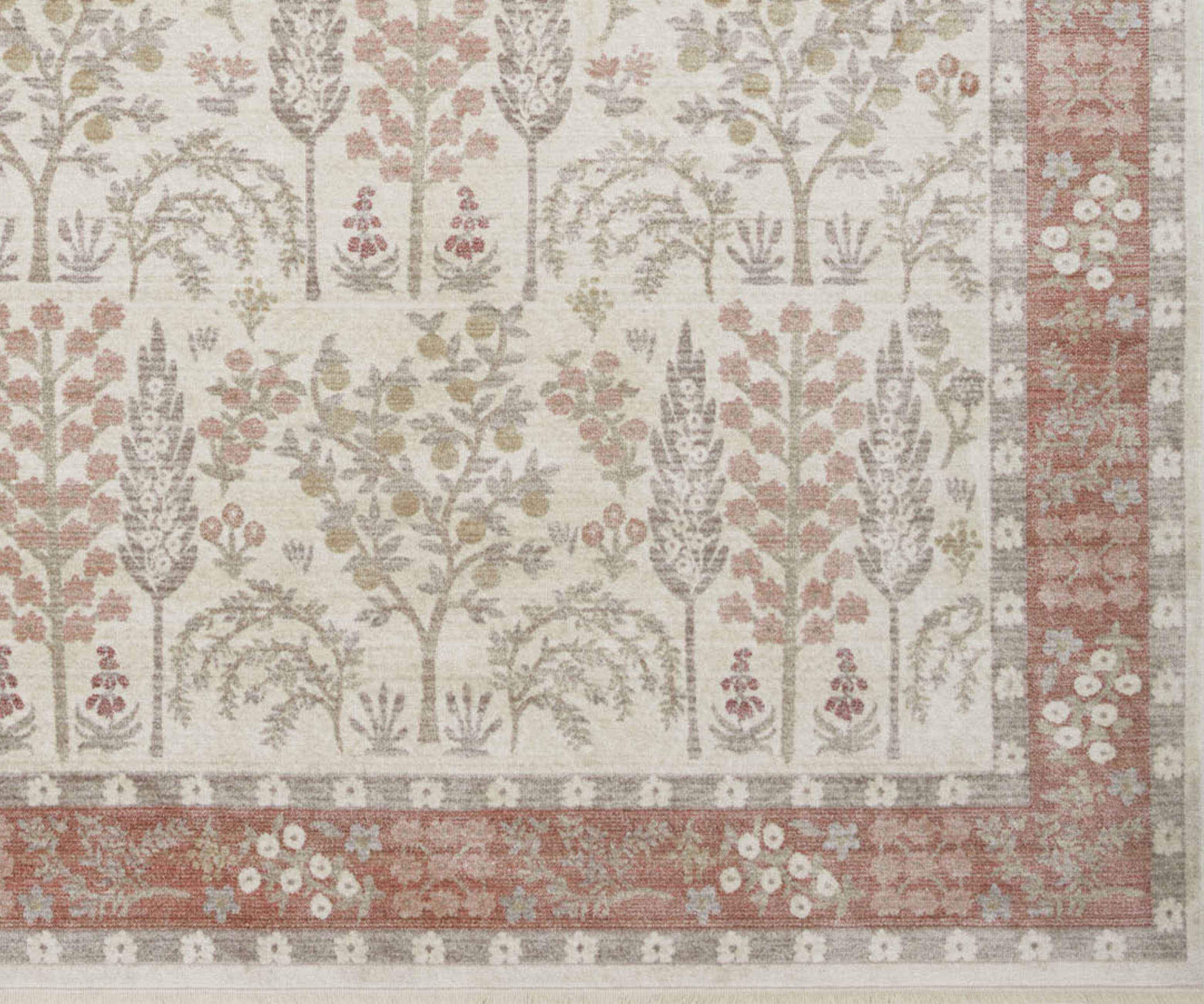 Holland Fenna Power-Loomed Rug - Rust - Image 4
