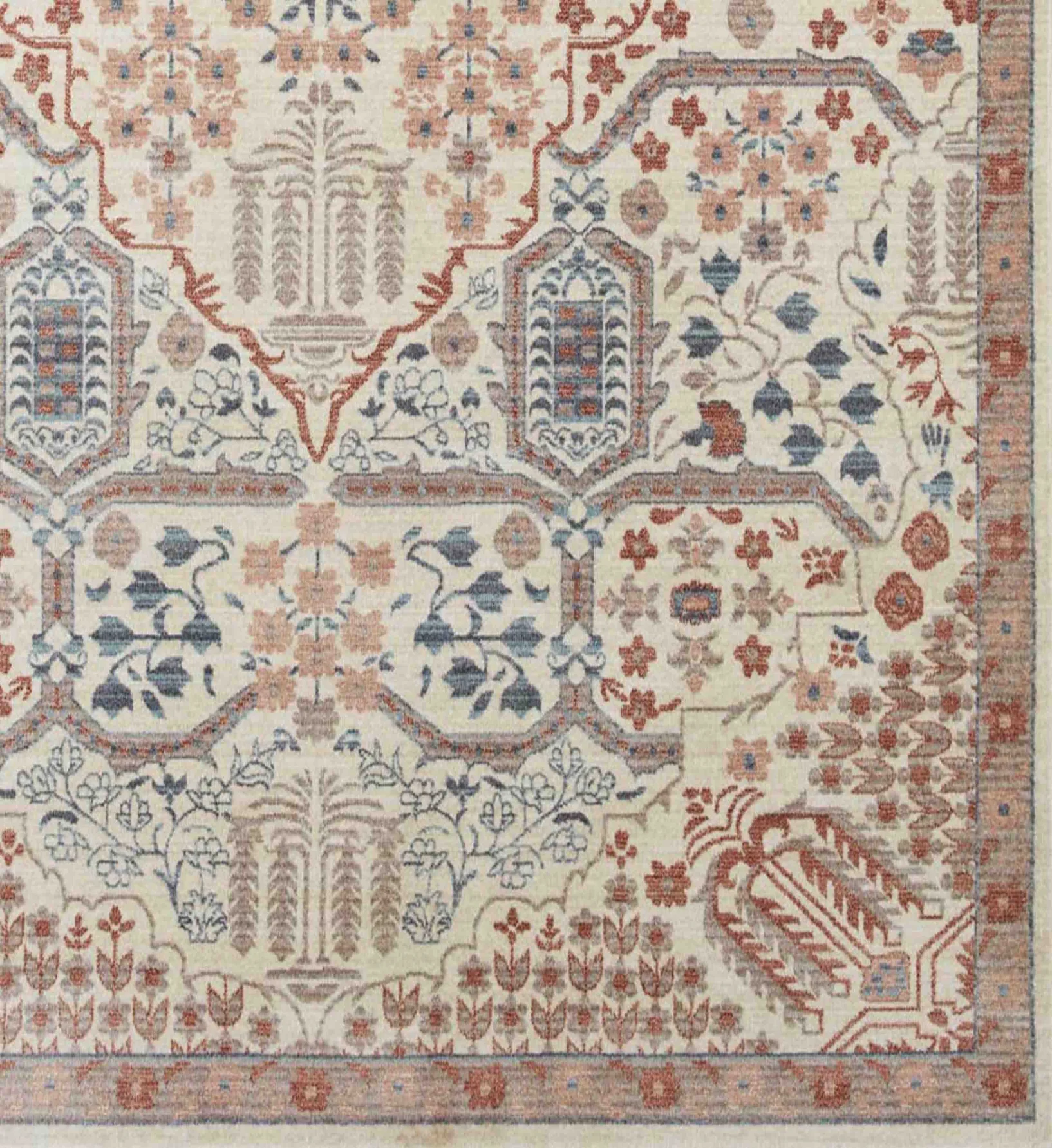 Holland Isa Power-Loomed Rug - Rust - Image 2