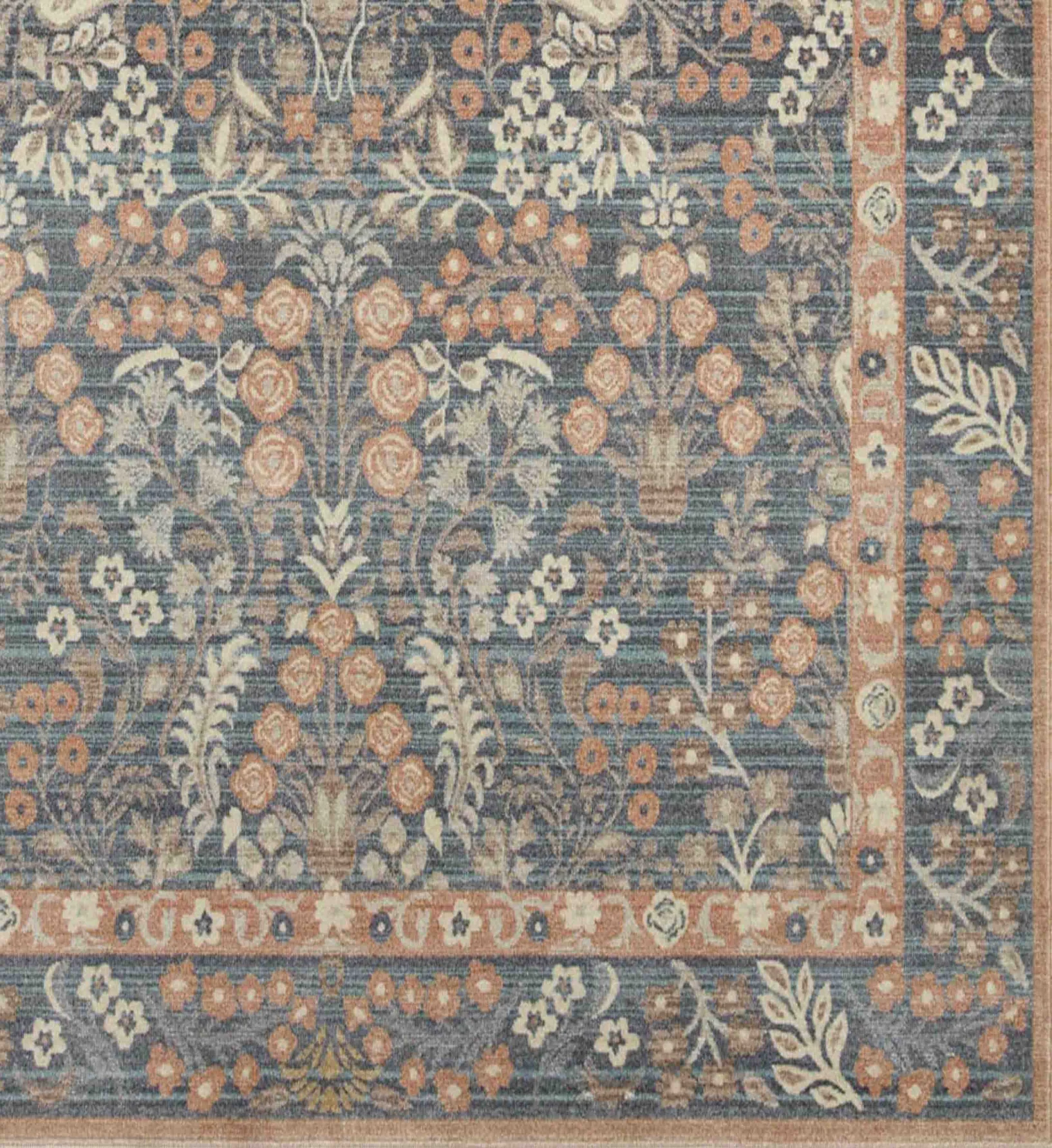 Holland Lotte Power-Loomed Rug - Navy - Image 2