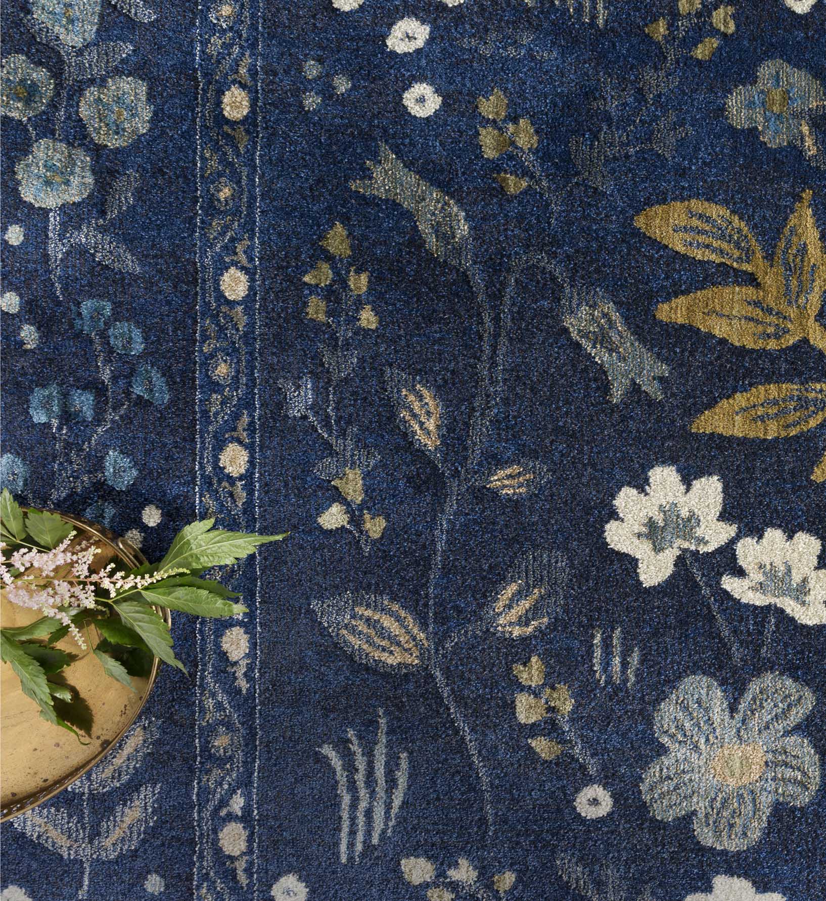 Kismet Amphora Power-Loomed Rug - Navy - Image 2