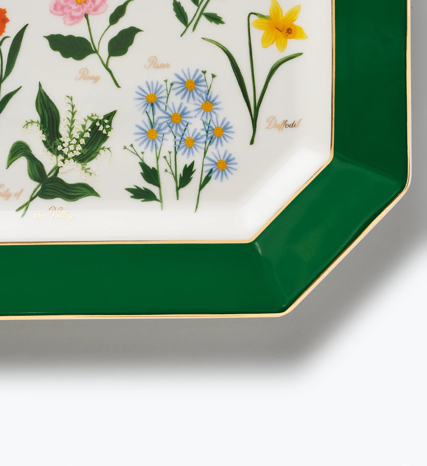 Large Porcelain Serving Platter - Garden Study - Image 5