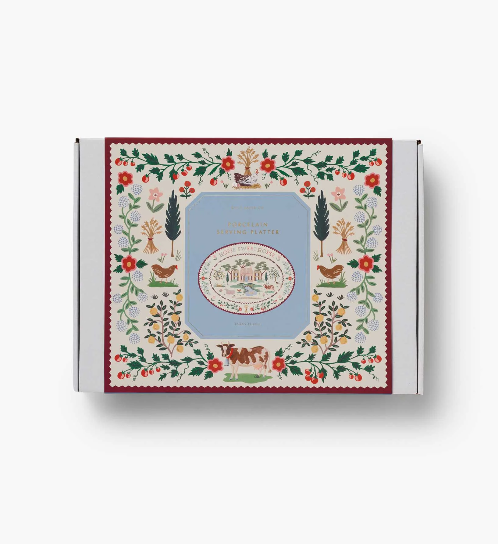 Large Porcelain Serving Platter - Home Sweet Home - Image 6