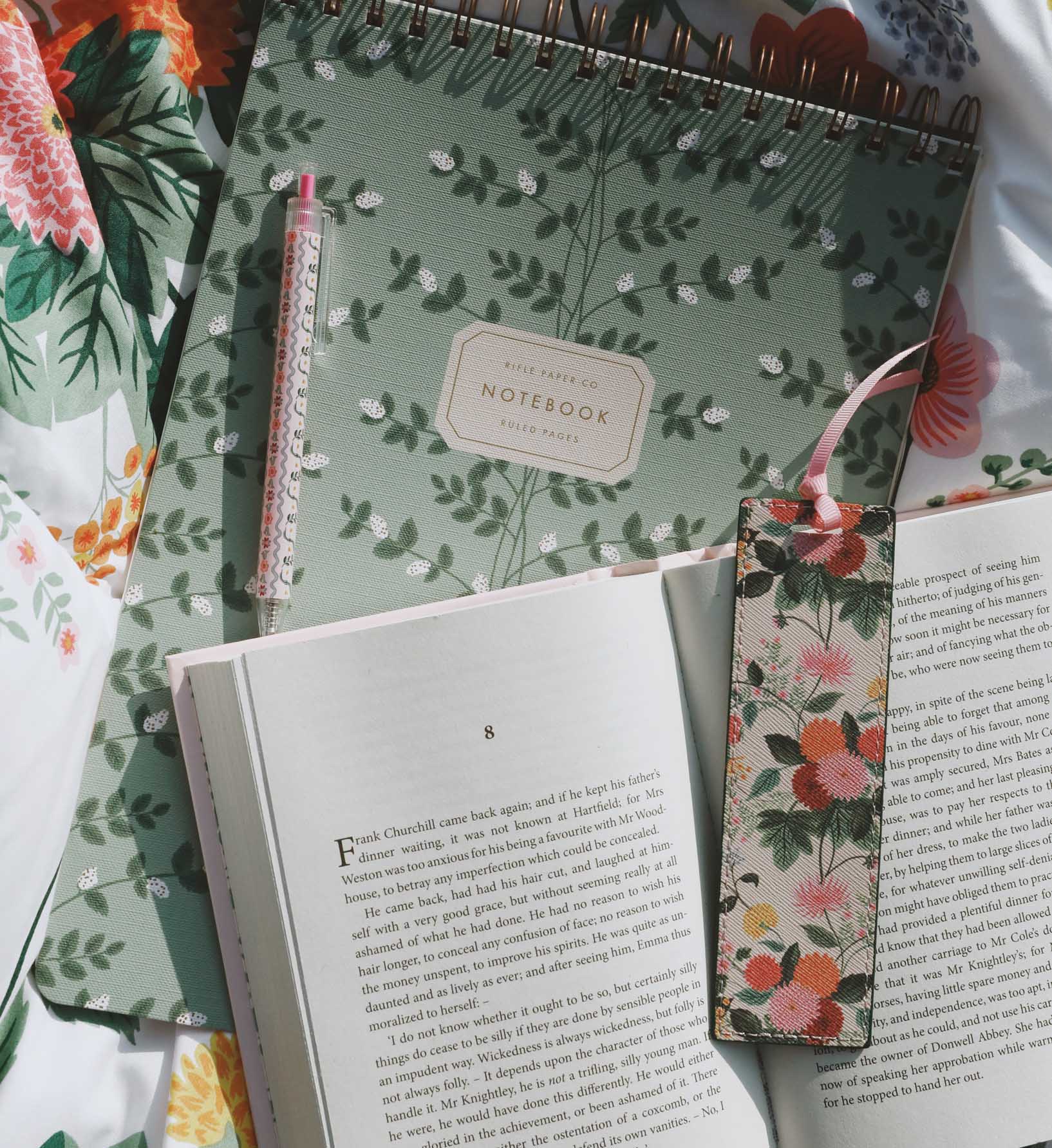 Large Top Spiral Notebook - Climbing Vines - Image 2