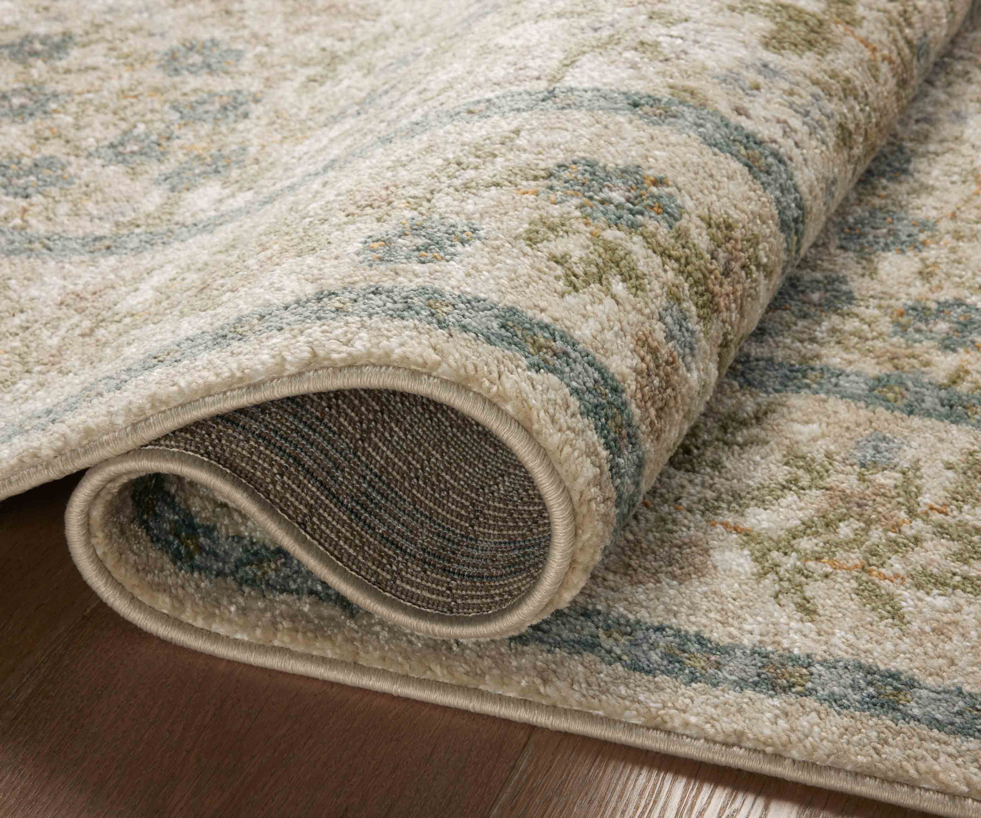 Laurel Wildwood Garden Power Loomed Rug - Cream - Image 4
