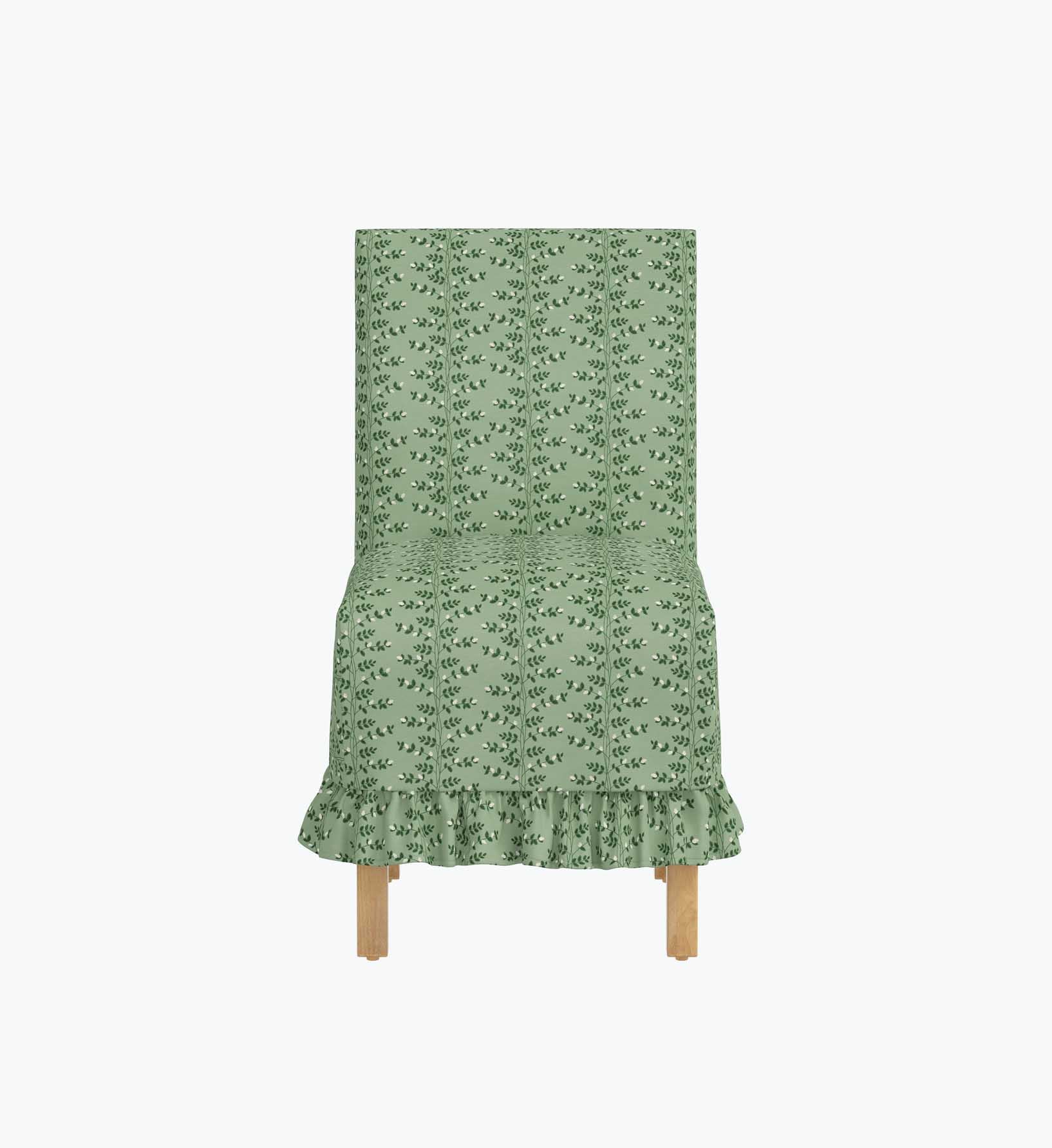 Louise Slipcover Dining Chair - Climbing Vines - Image 2