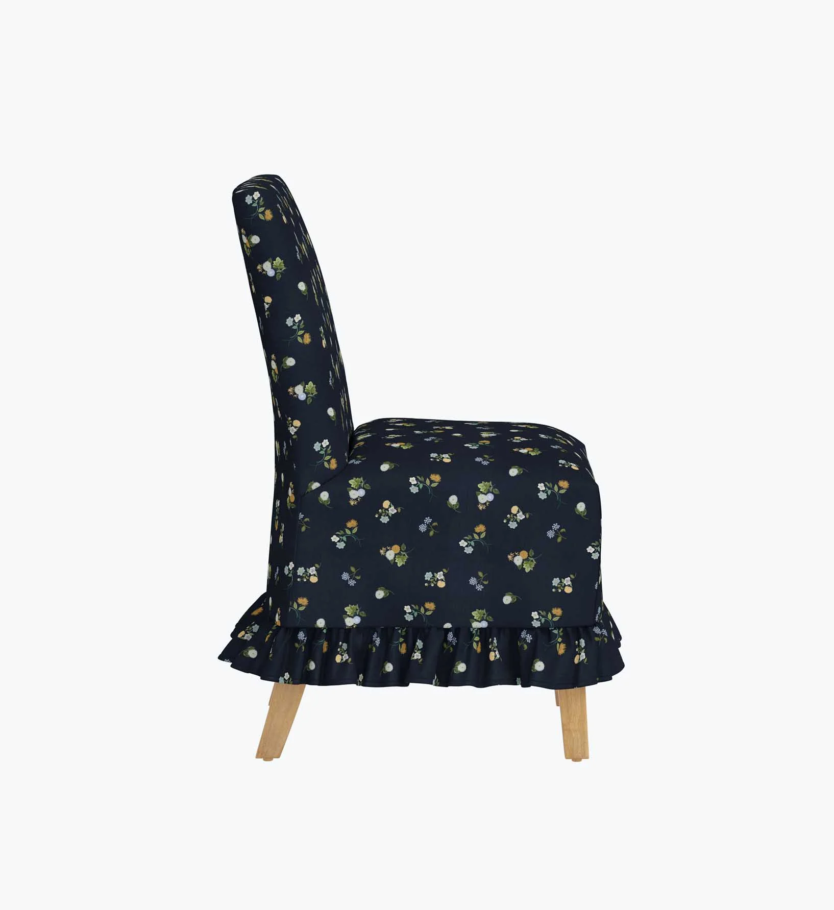 Louise Slipcover - Ditsy Dahlia Navy - Image 4