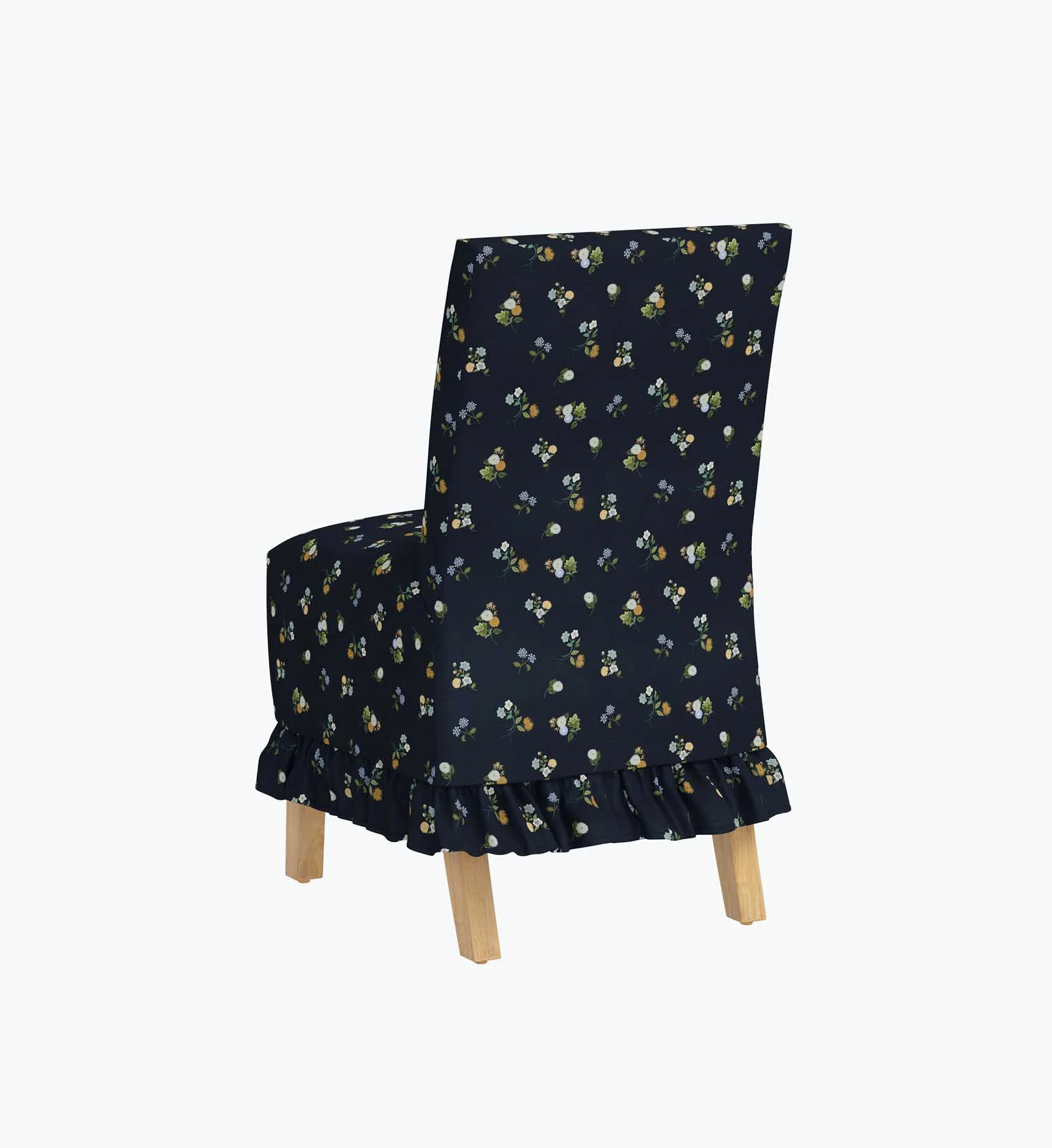 Louise Slipcover - Ditsy Dahlia Navy - Image 5