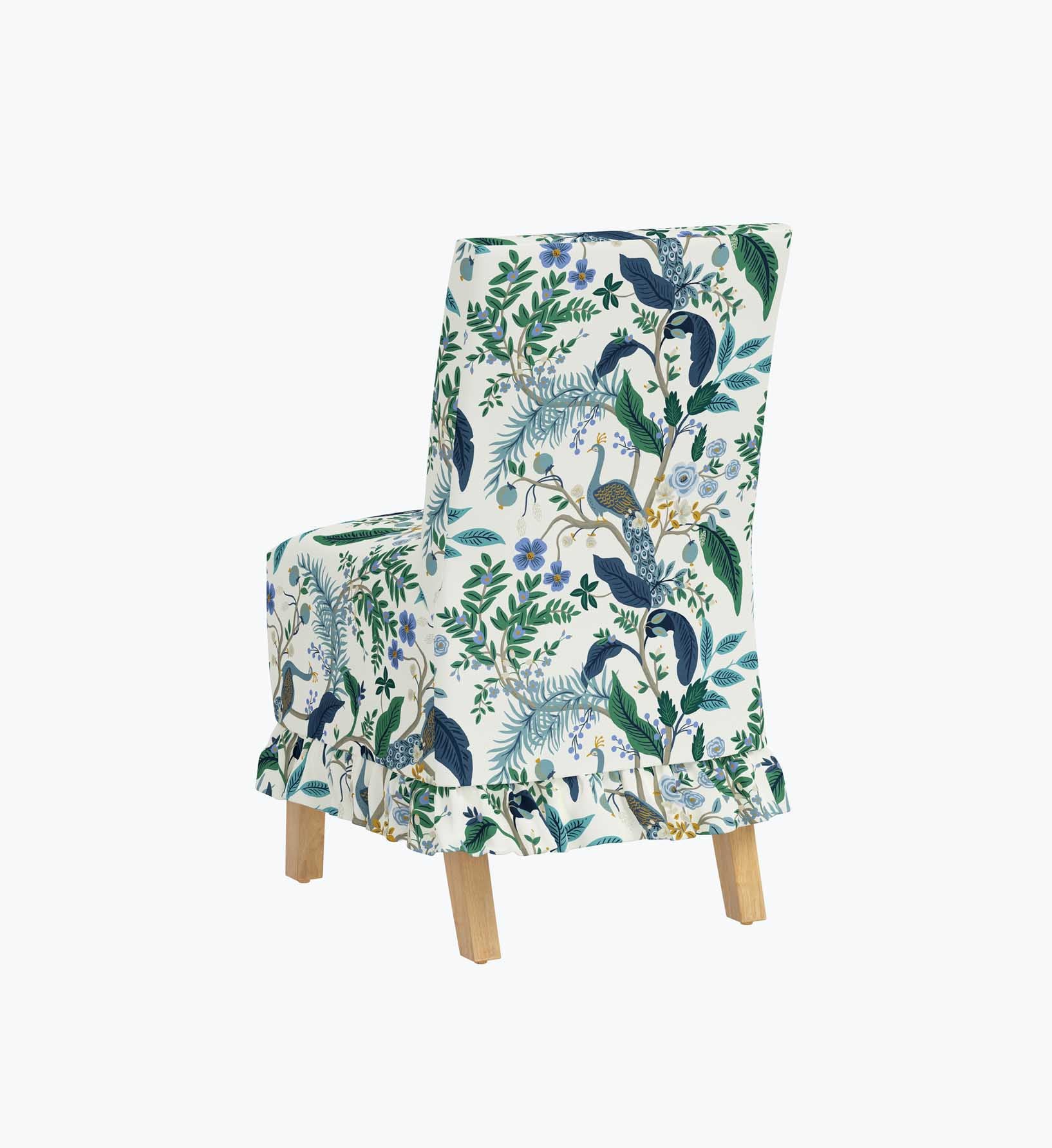 Louise Slipcover - Peacock - Image 4