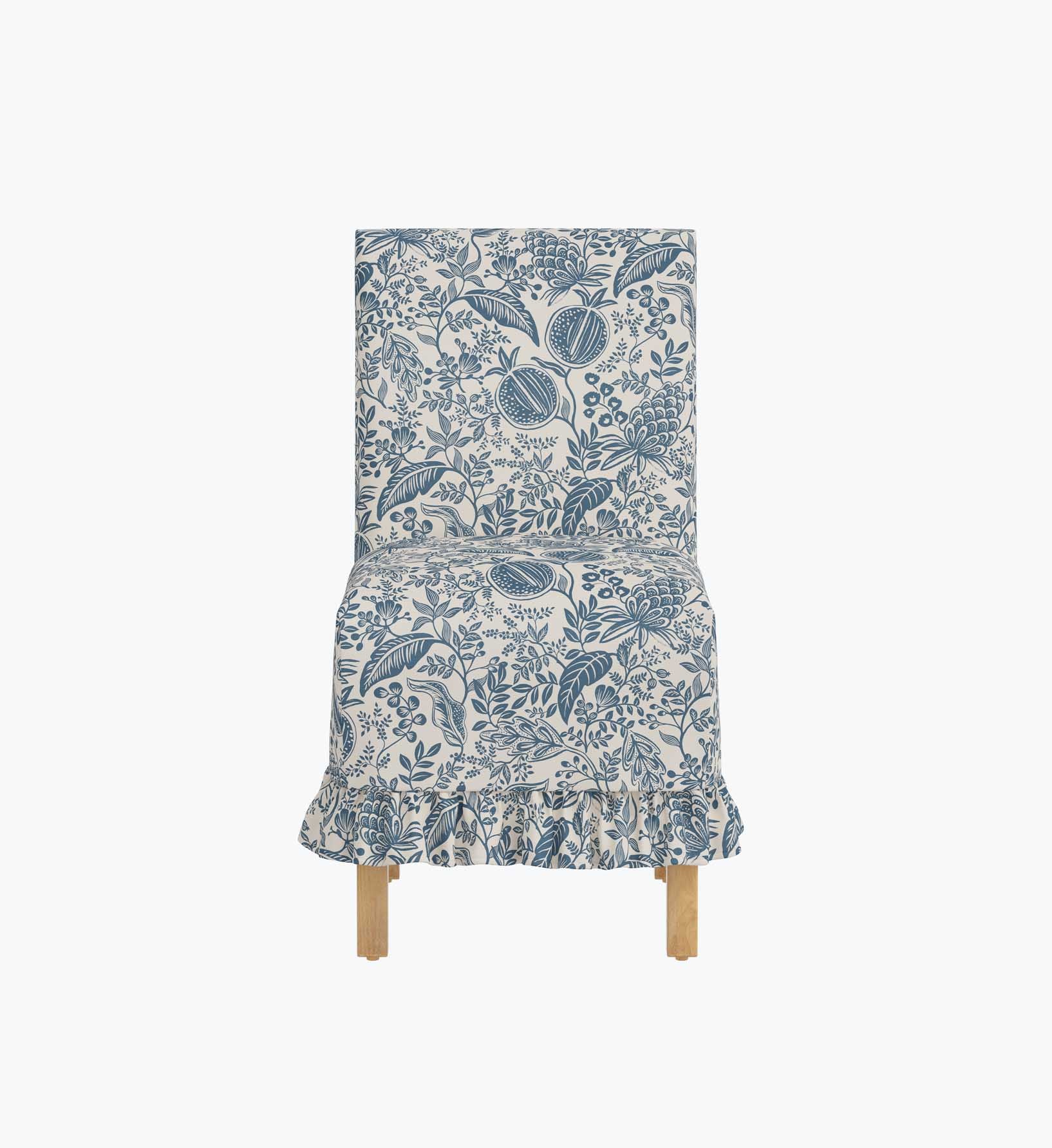 Louise Slipcover Dining Chair - Pomegranate - Image 2