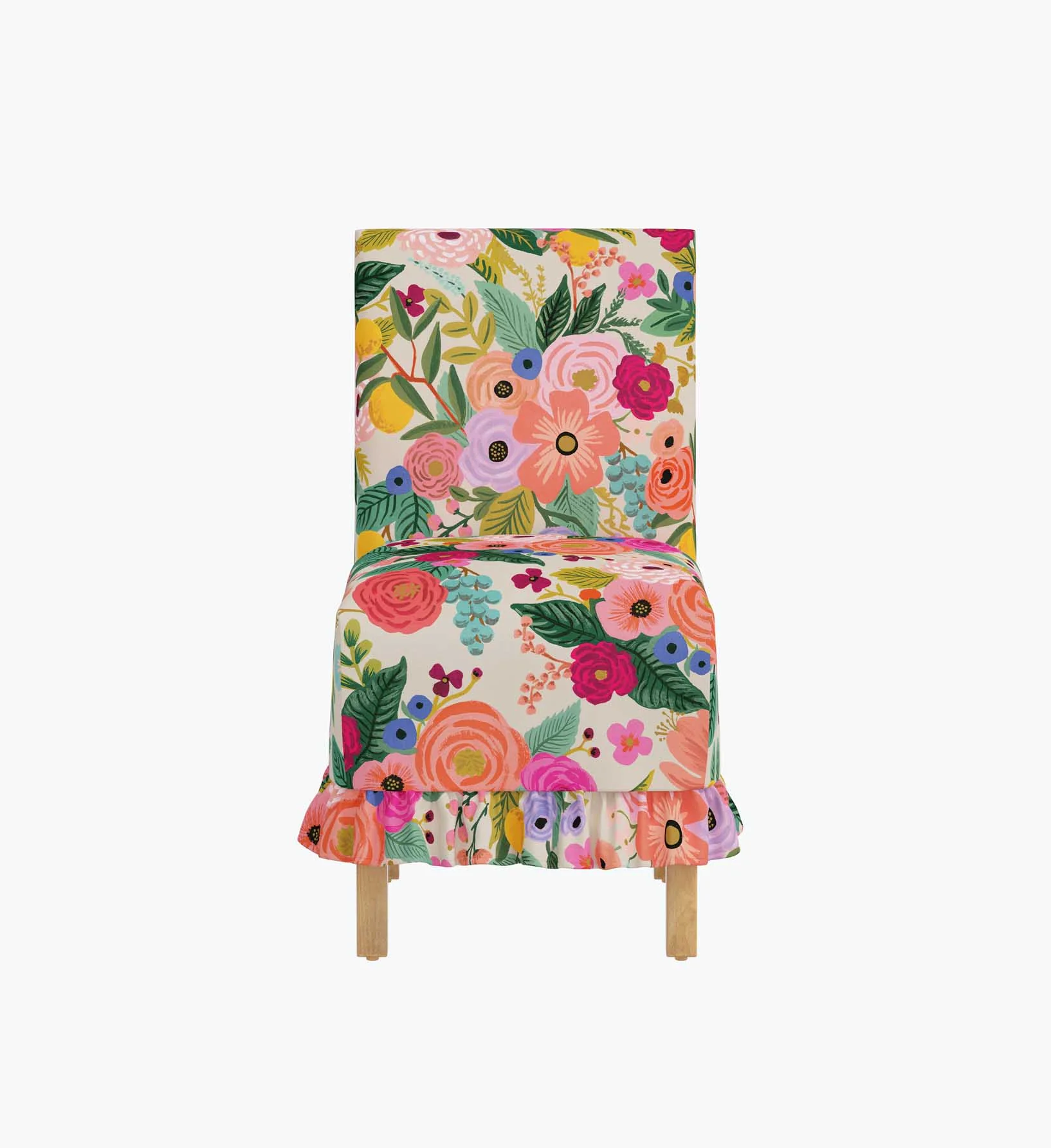 Louise Slipcover Dining Chair - Garden Party - Image 2