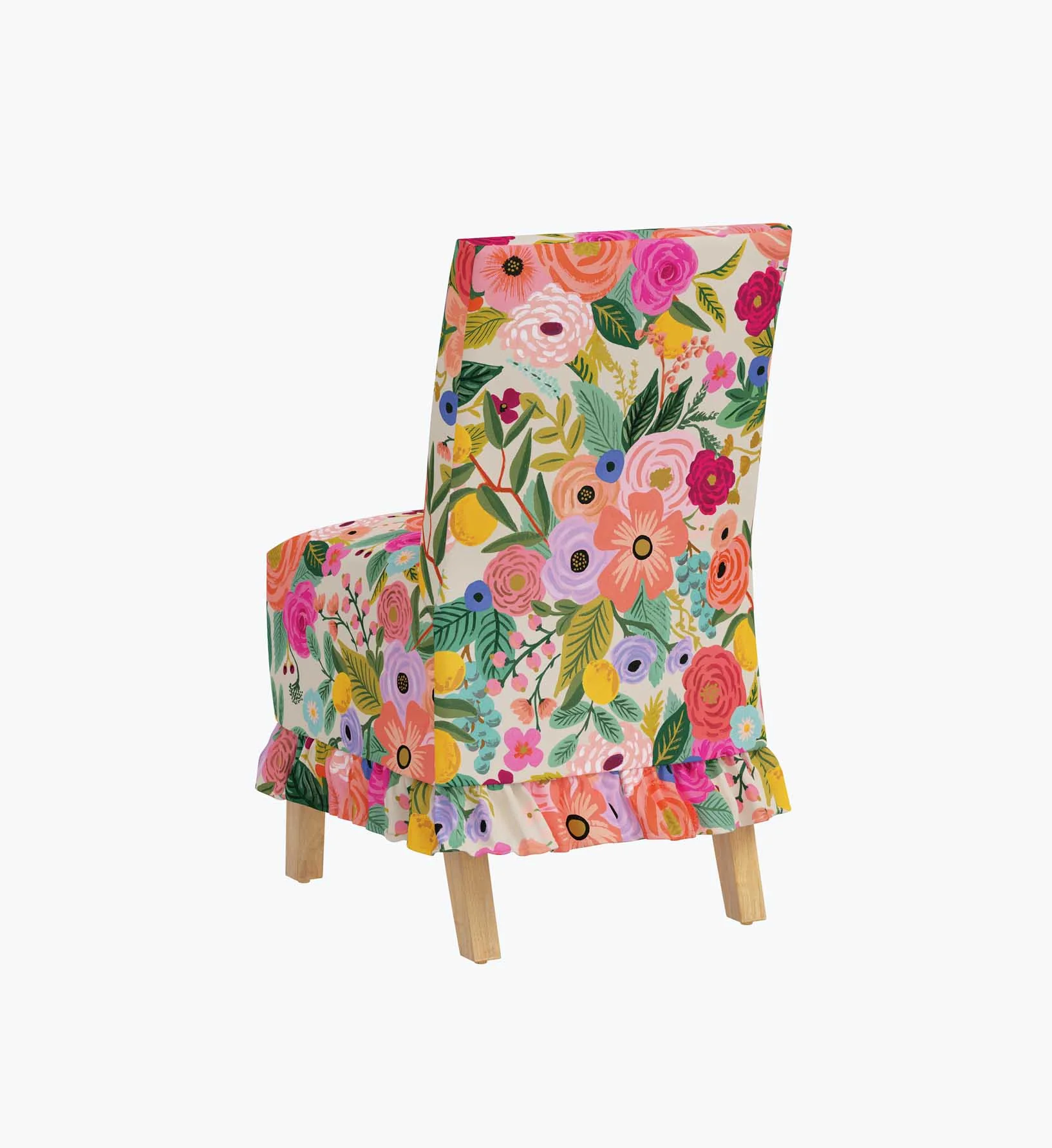 Louise Slipcover Dining Chair - Garden Party - Image 4