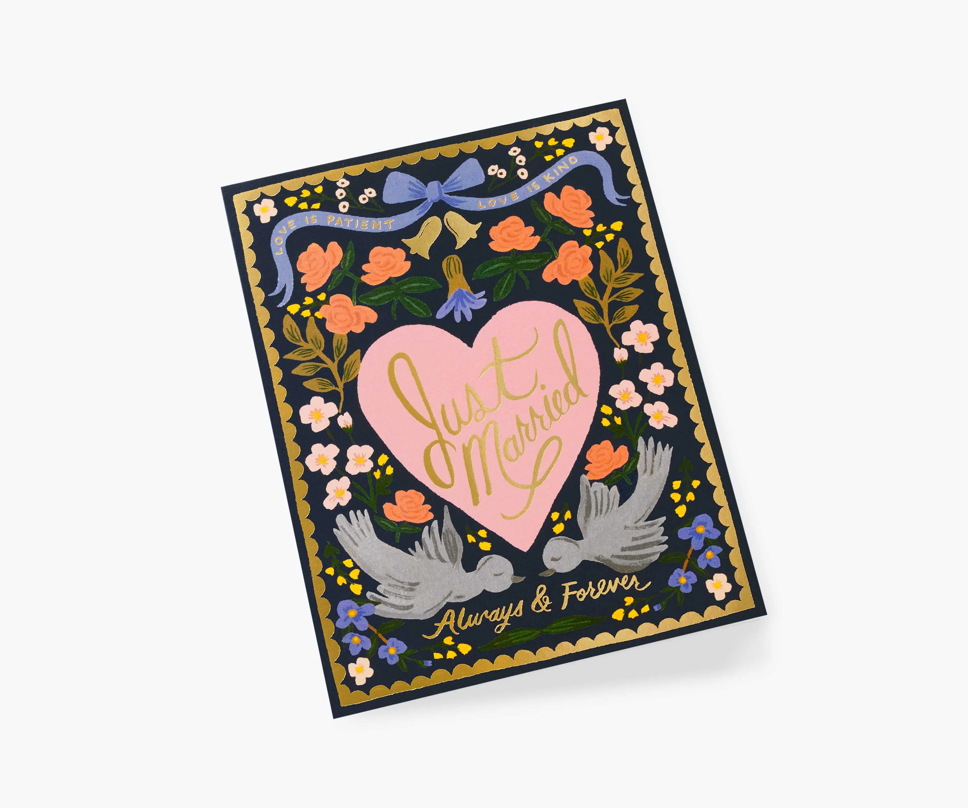 Love Birds Wedding Card - Single Card - Image 2