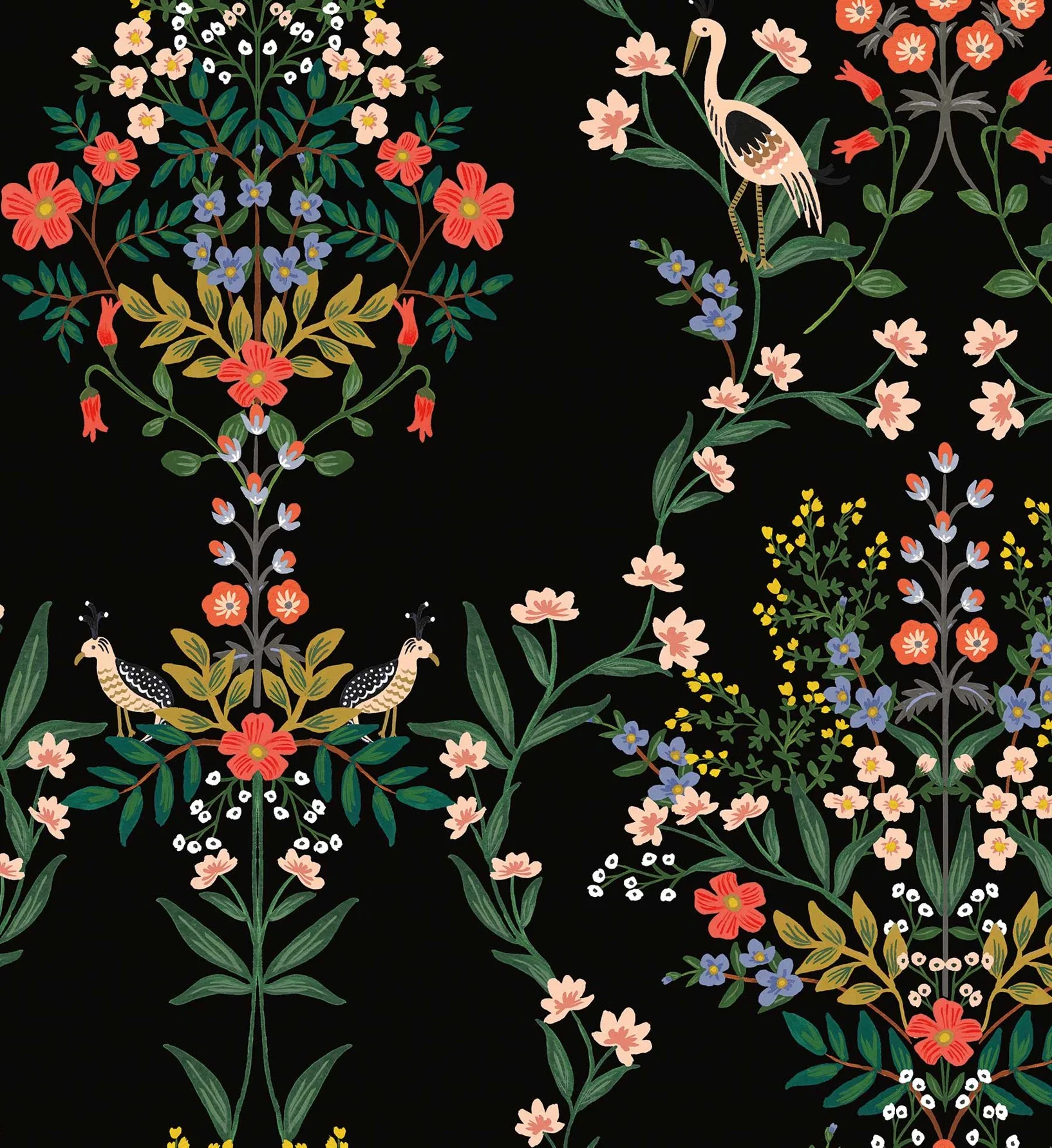 Luxembourg Peel & Stick Wallpaper - Black Multi - Image 3