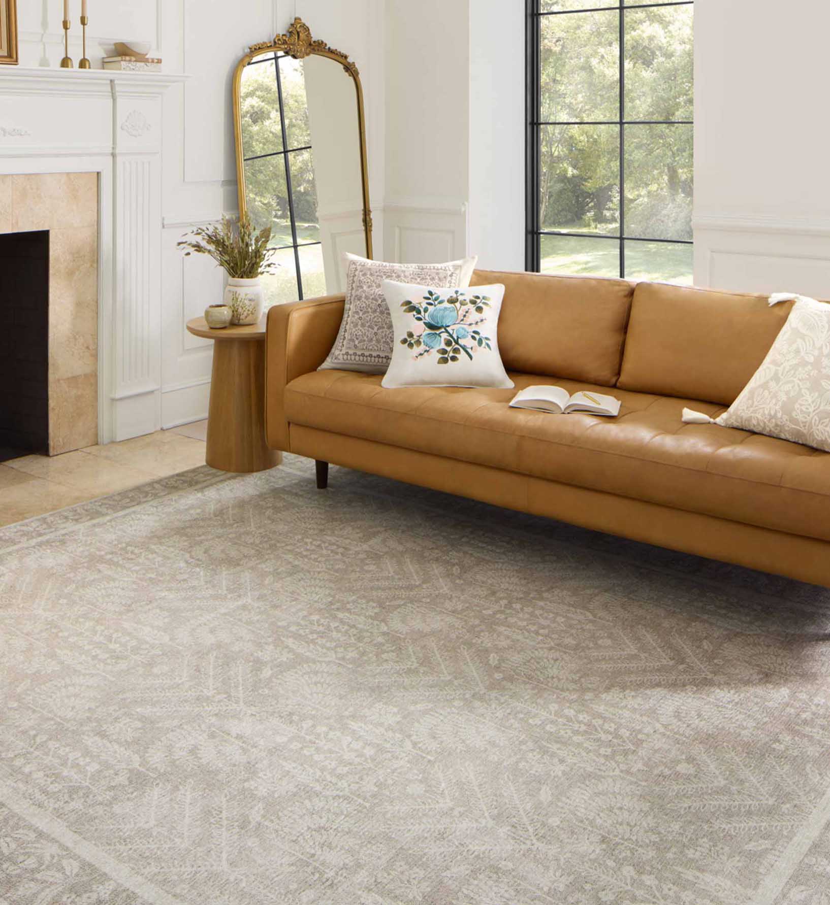 Maison Bough Power Loomed Rug - Natural - Image 2