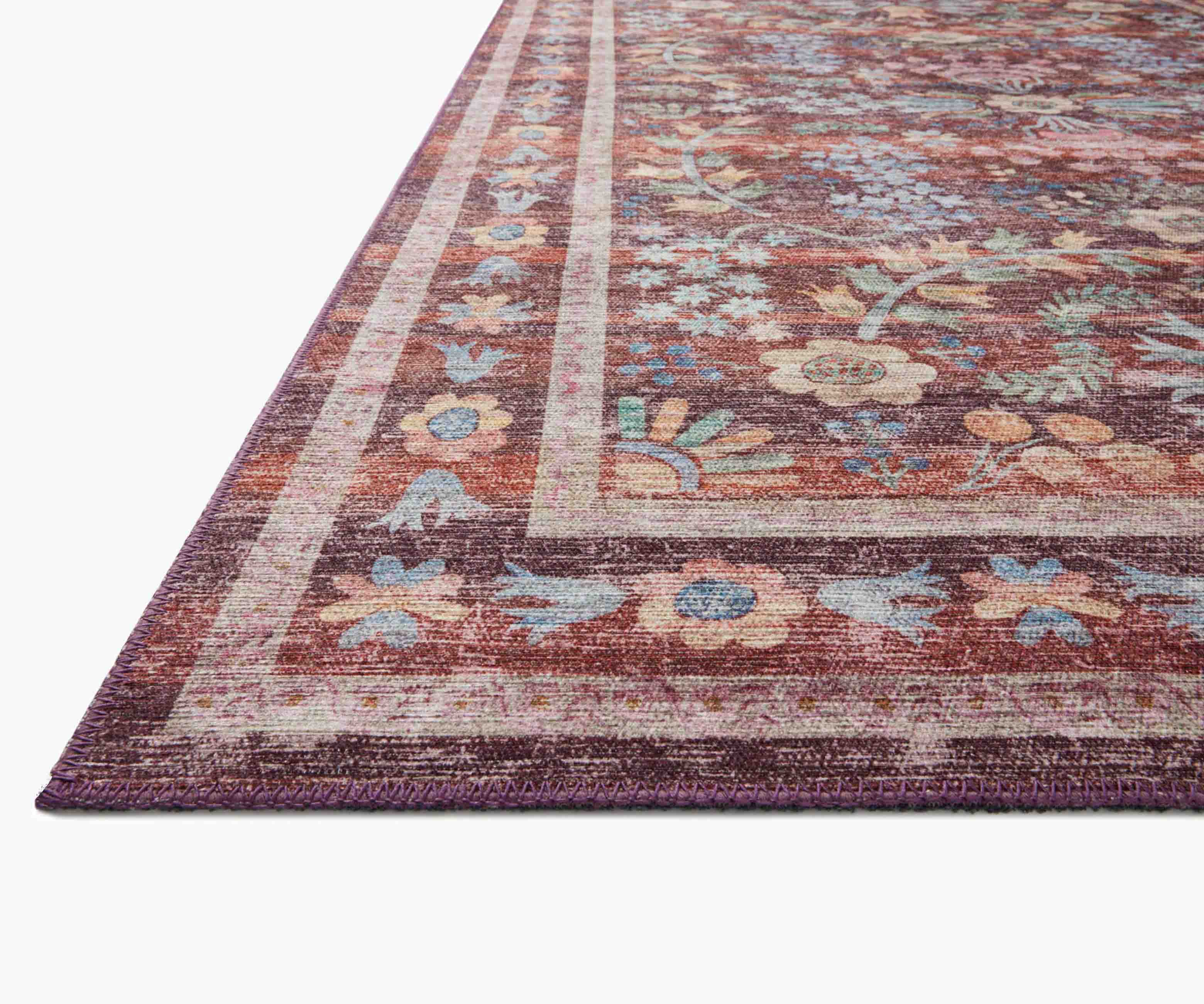 Maison Frances Power Loomed Rug - Burgundy - Image 5