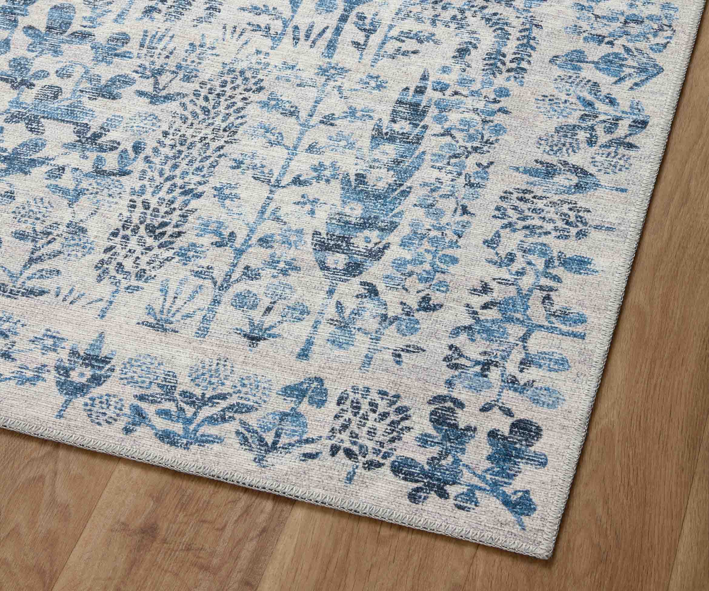 Maison Grove Power Loomed Rug - Blue - Image 3