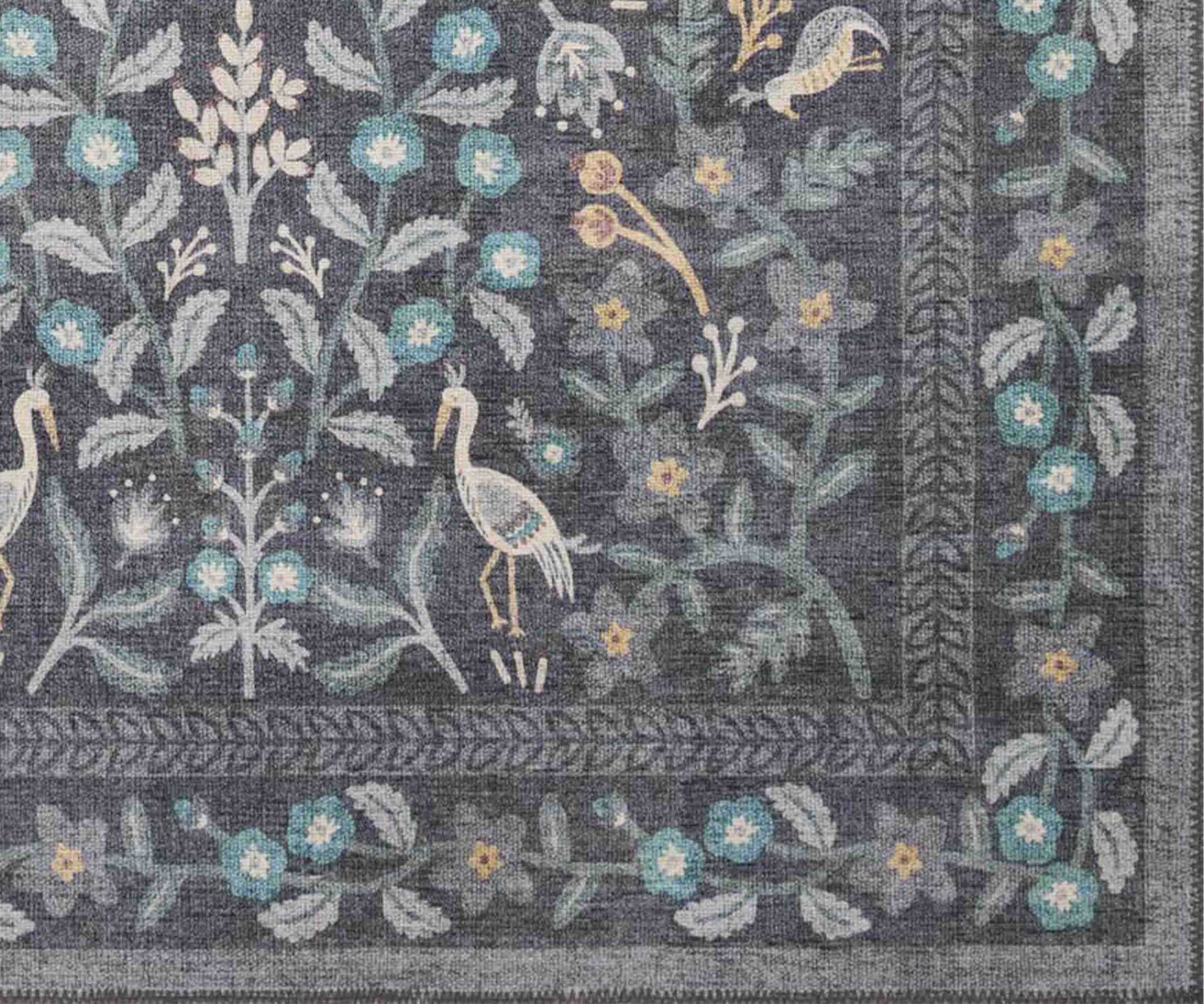 Maison Nightingale Power Loomed Rug - Black - Image 3