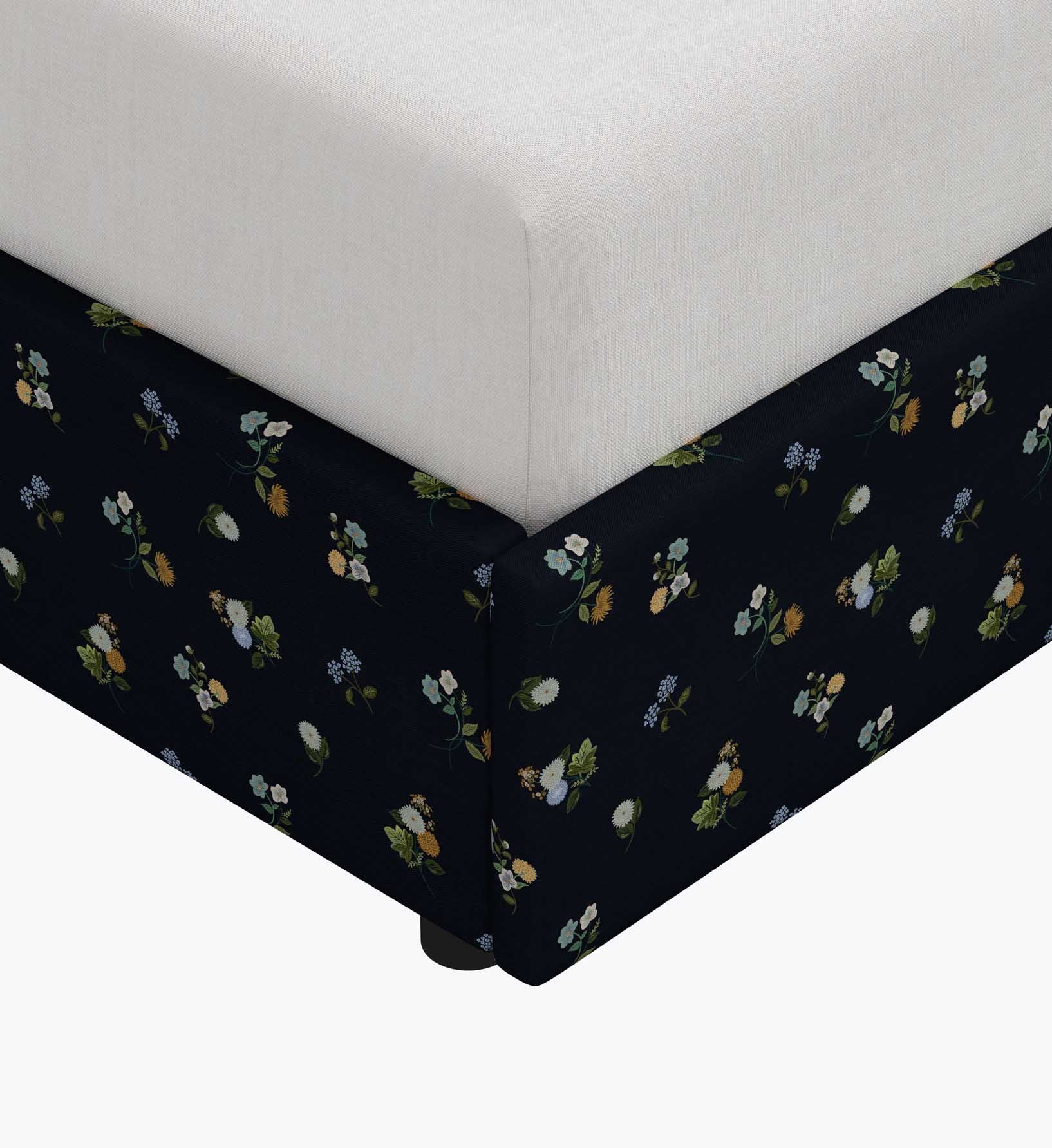 Marion Bed - Ditsy Dahlia Navy - Image 4